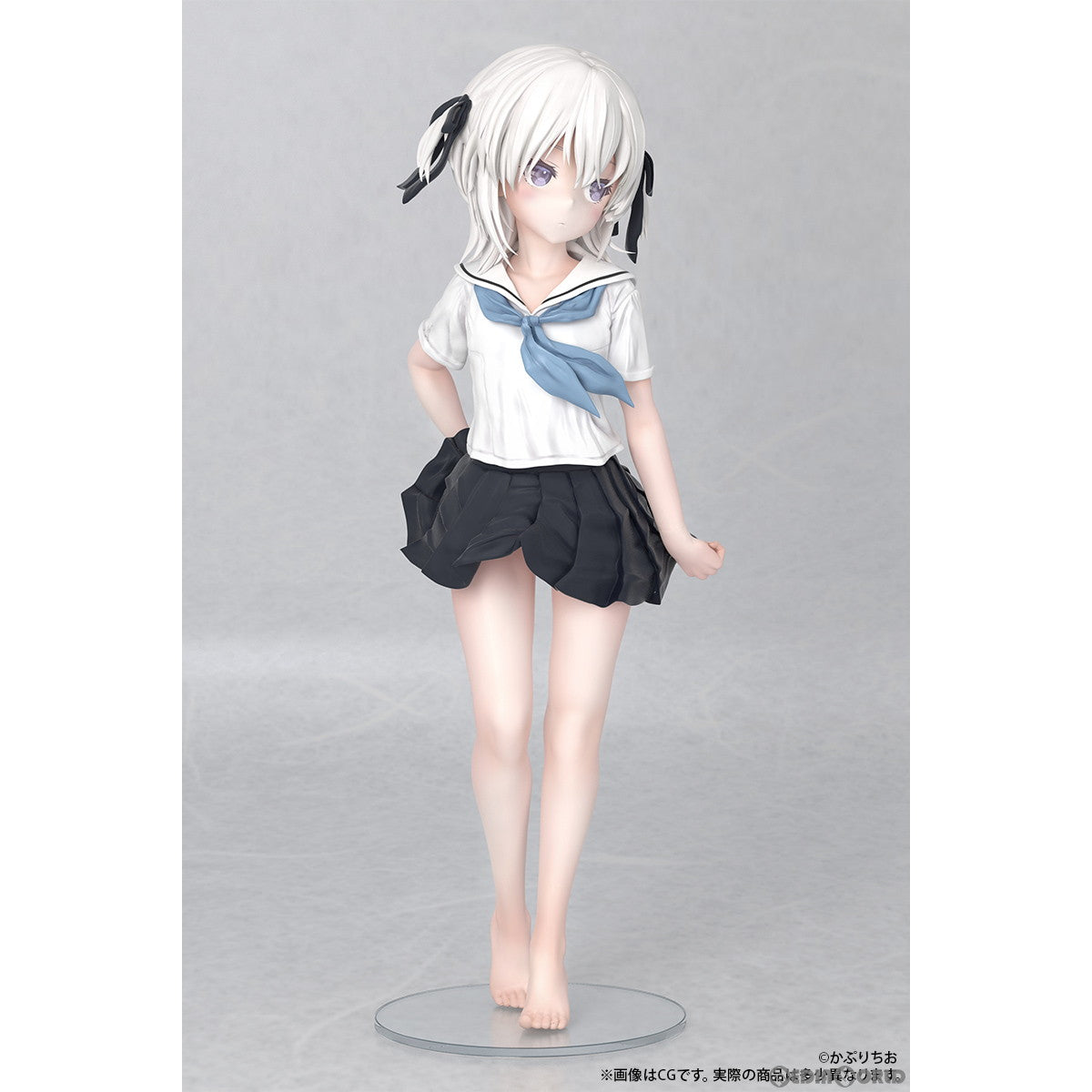 【新品即納】[FIG] (再販) かぷりちお イラスト「眞白いこね」(ましろいこね) 色素薄いJC 1/5 完成品 フィギュア B´full FOTS JAPAN(ビーフルフォトスジャパン) (20190713)
