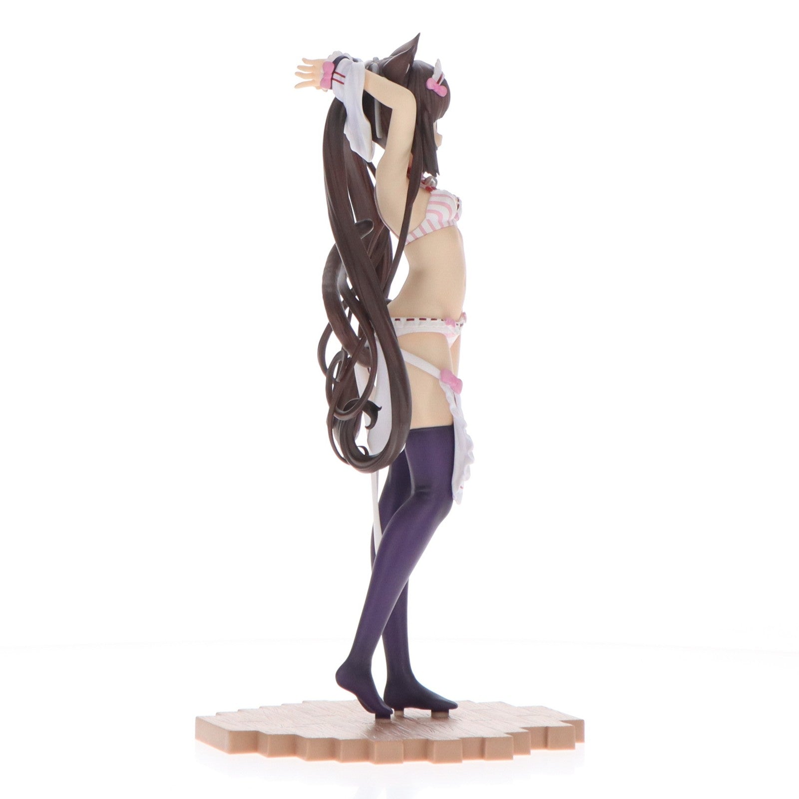 【中古即納】[FIG] PLUM SHOP限定特典付属 ショコラ～着替えのひと時～ ネコぱら 1/7 完成品 フィギュア(PF200) PLUM(プラム)(20220731)