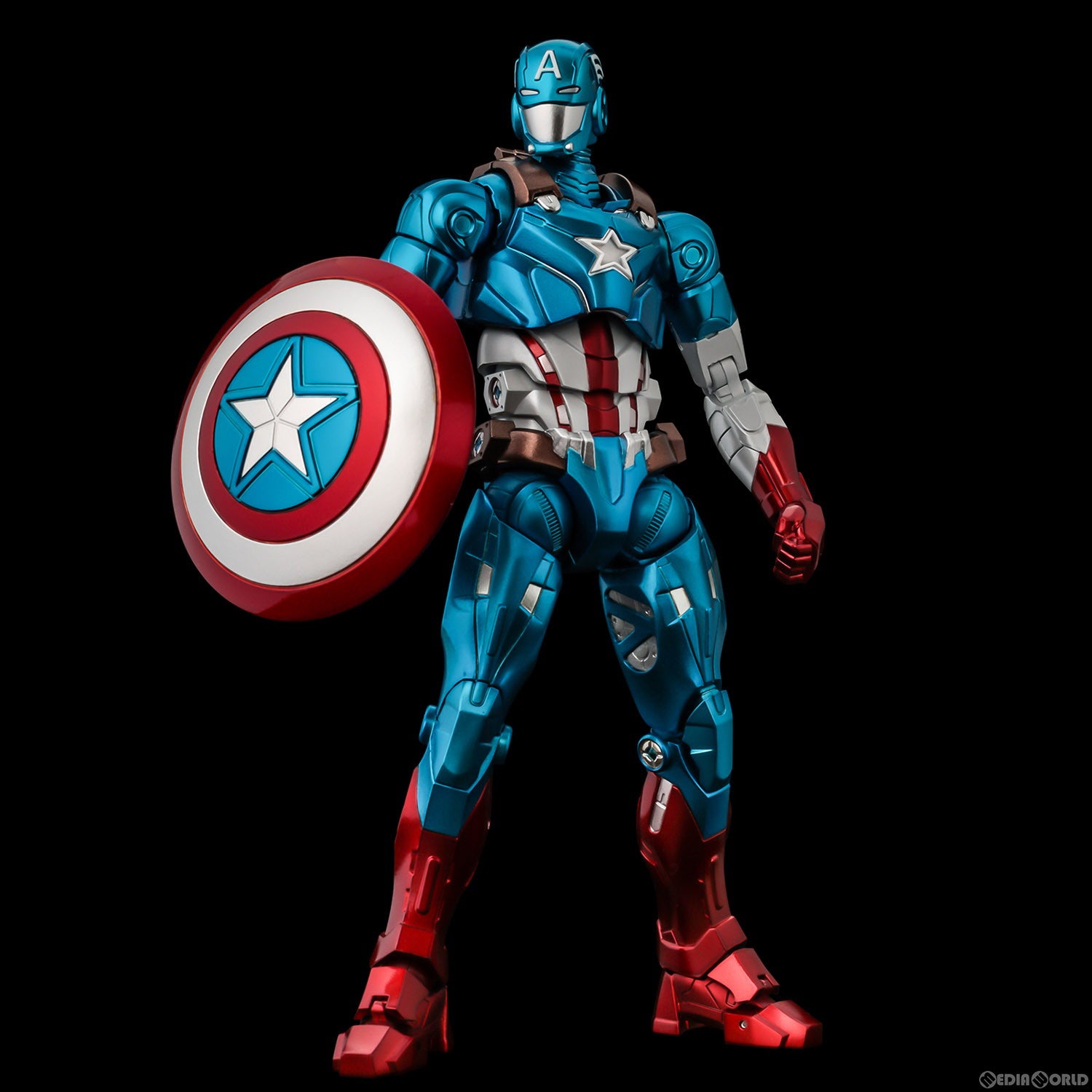 【新品即納】[FIG] (再販)FIGHTING ARMOR(ファイティングアーマー) キャプテン・アメリカ MARVEL(マーベル) 完成品 可動フィギュア 千値練(せんちねる)(20230205)