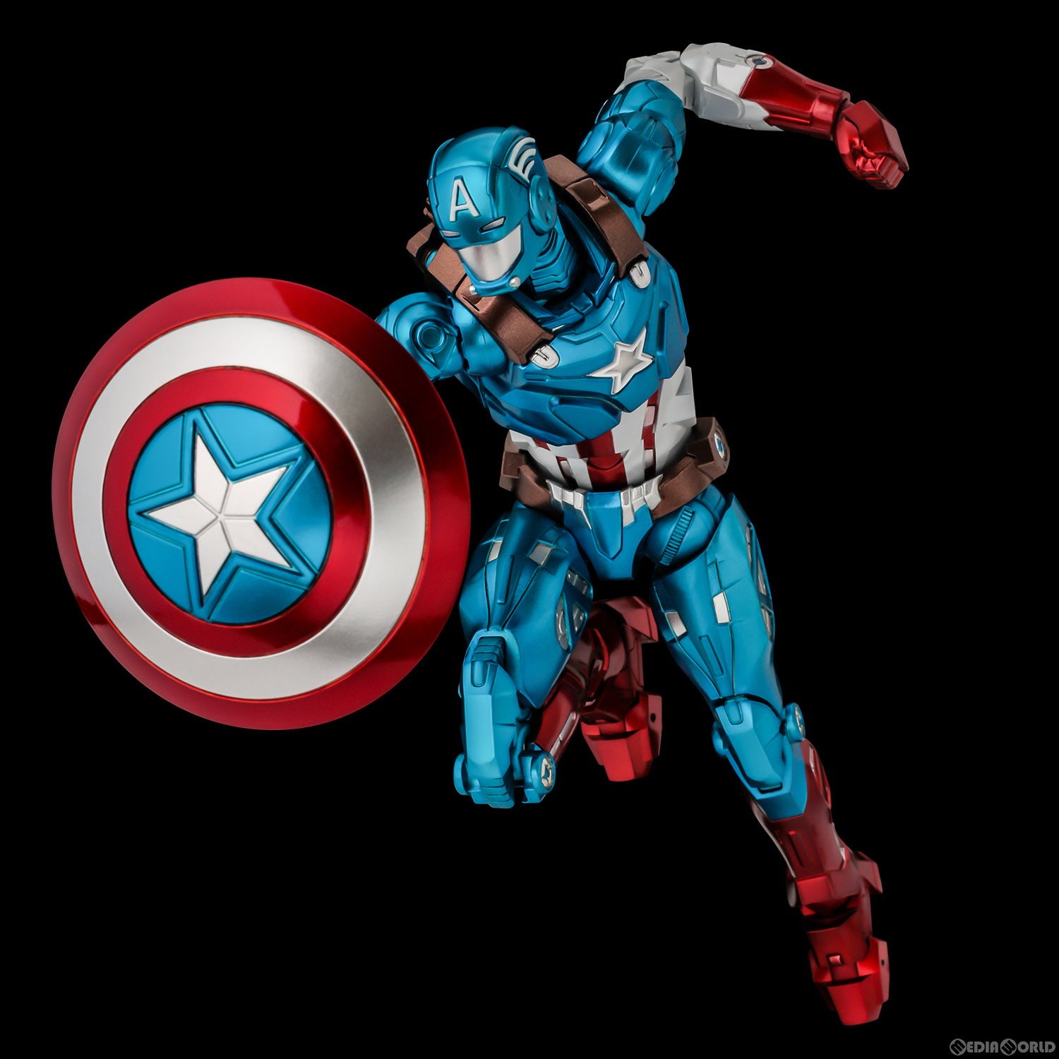 【新品即納】[FIG] (再販)FIGHTING ARMOR(ファイティングアーマー) キャプテン・アメリカ MARVEL(マーベル) 完成品 可動フィギュア 千値練(せんちねる)(20230205)