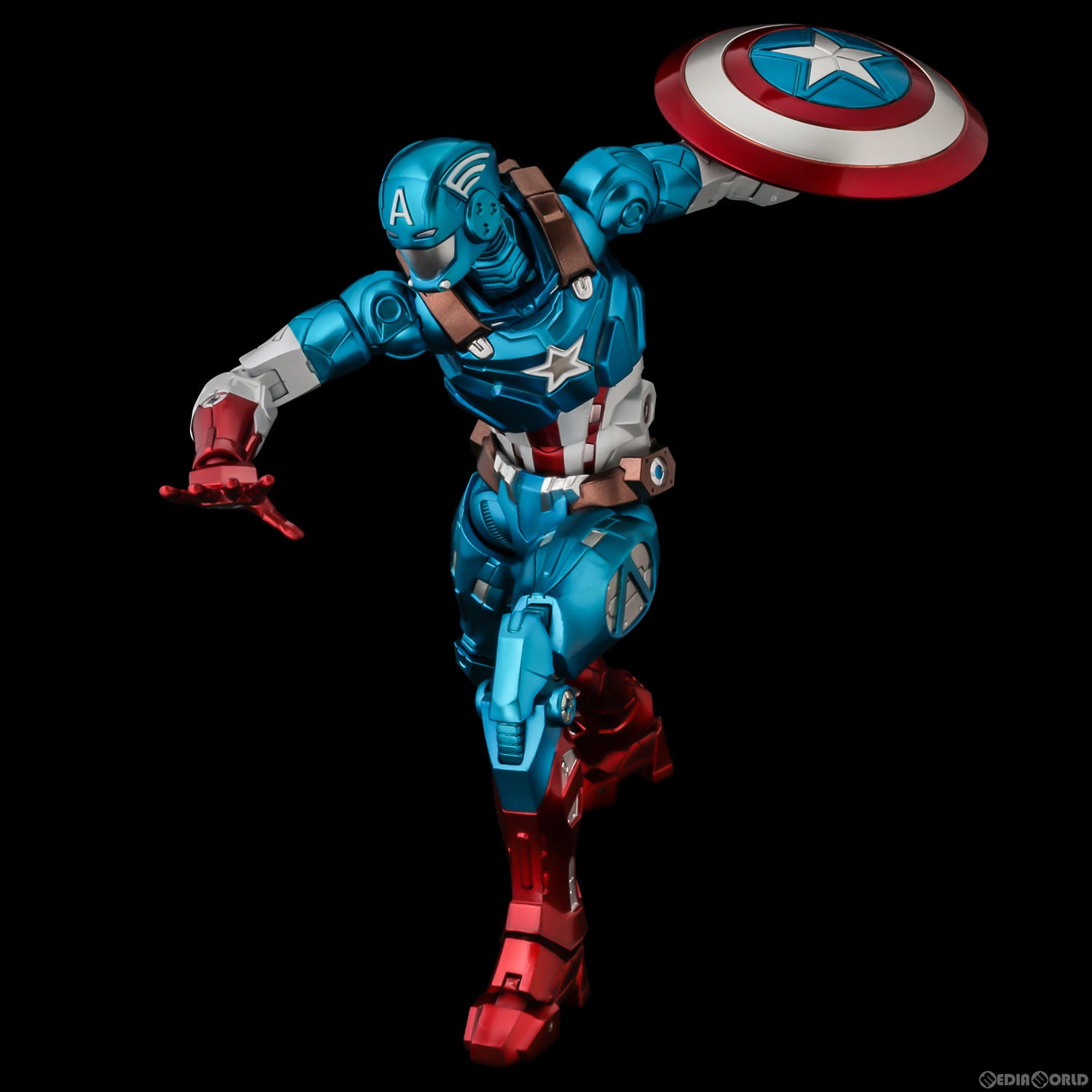 【新品即納】[FIG] (再販)FIGHTING ARMOR(ファイティングアーマー) キャプテン・アメリカ MARVEL(マーベル) 完成品 可動フィギュア 千値練(せんちねる)(20230205)