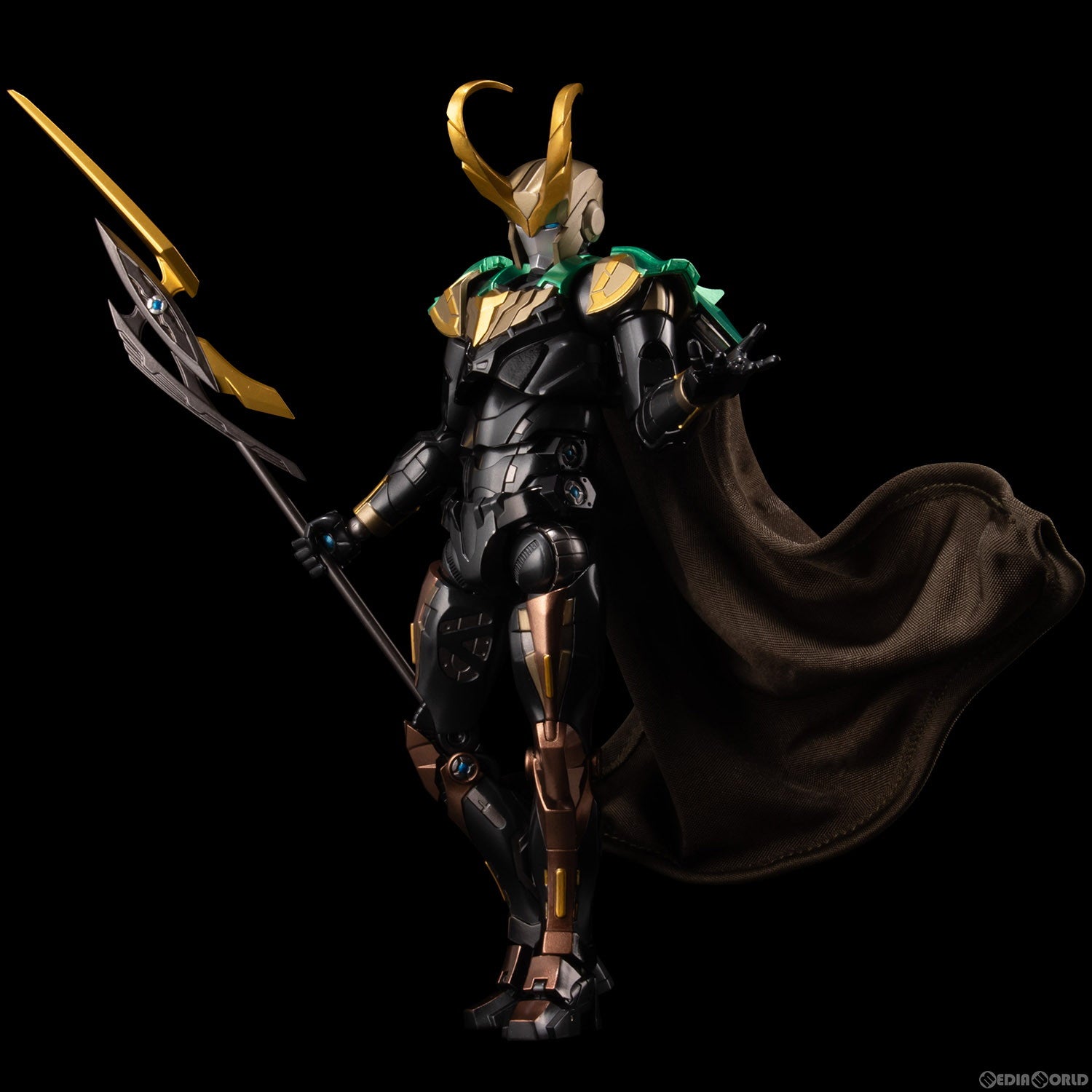 【中古即納】[FIG] FIGHTING ARMOR(ファイティングアーマー) ロキ MARVEL(マーベル) 完成品 可動フィギュア 千値練(せんちねる)(20230205)