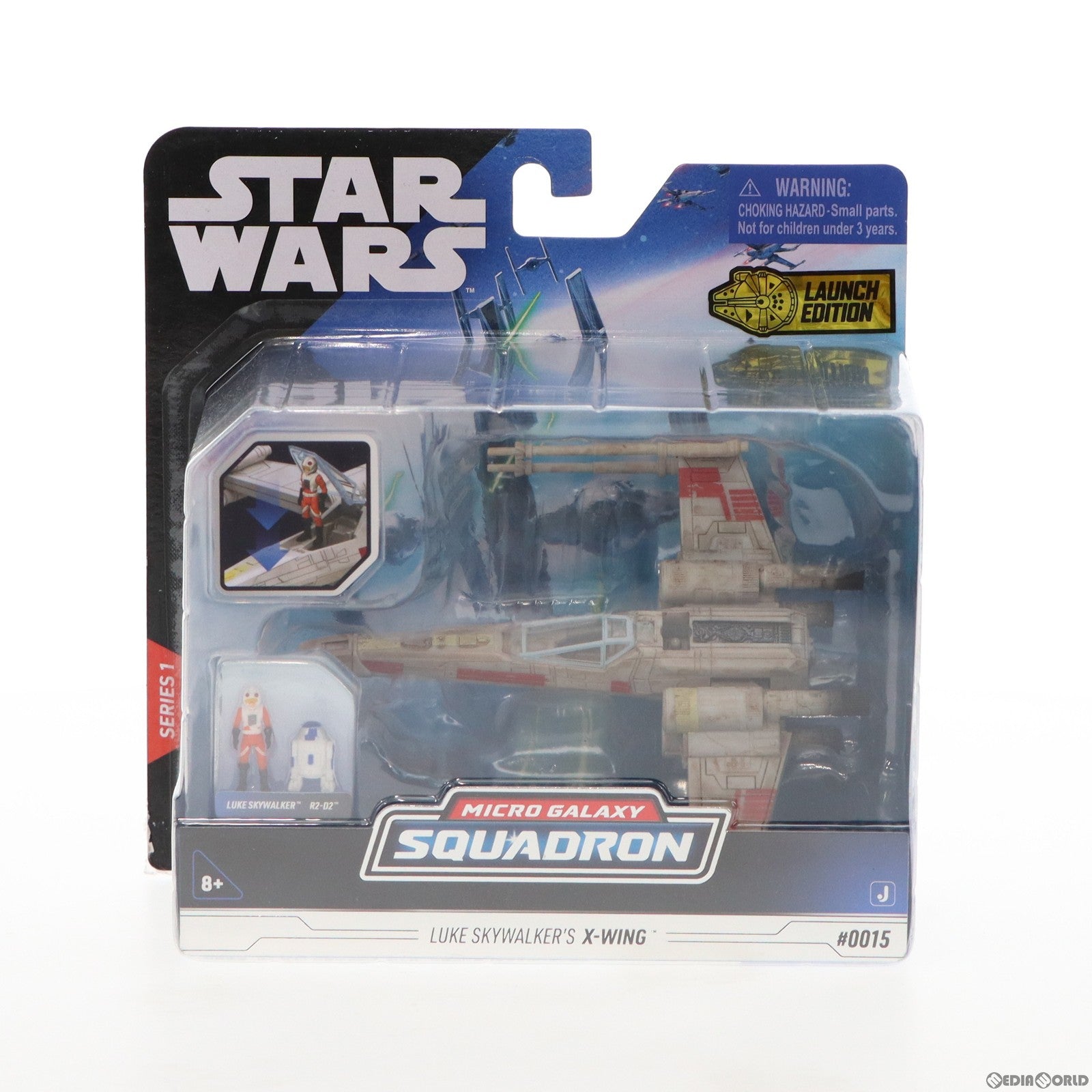 【中古即納】[FIG] スター・ウォーズ マイクロ・ギャラクシー シリーズ1 Xウイング(レッド5) スターファイター・クラス STAR WARS 5インチ 完成品 アクションフィギュア Jazwares(ジャズウェアズ)(20220904)