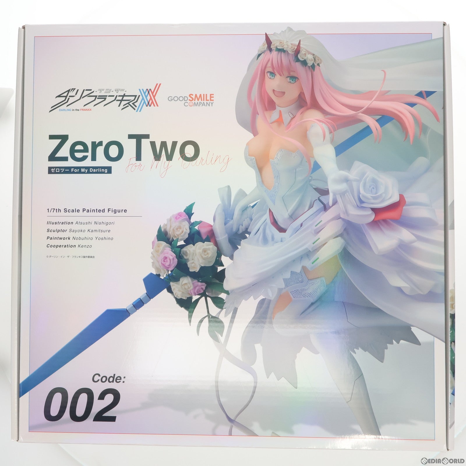 【中古即納】[FIG] ゼロツー For My Darling xx Memorial Board ダーリン・イン・ザ・フランキス 1/7 完成品 フィギュア GOODSMILE ONLINE SHOP限定 グッドスマイルカンパニー(20220731)