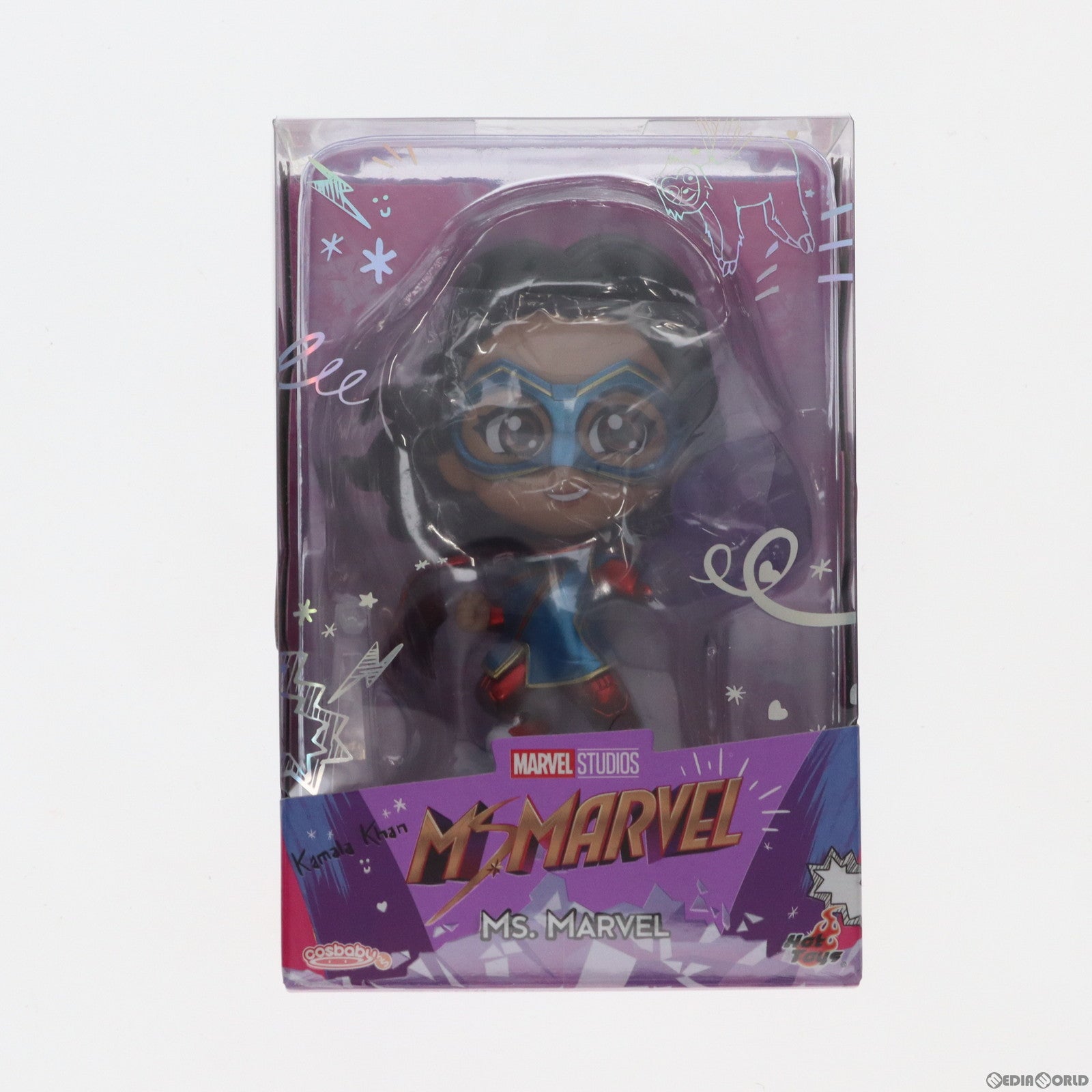 【中古即納】[FIG] コスベイビー サイズS ミズ・マーベル ミズ・マーベル 完成品 フィギュア(COSB901) ホットトイズ(20220827)