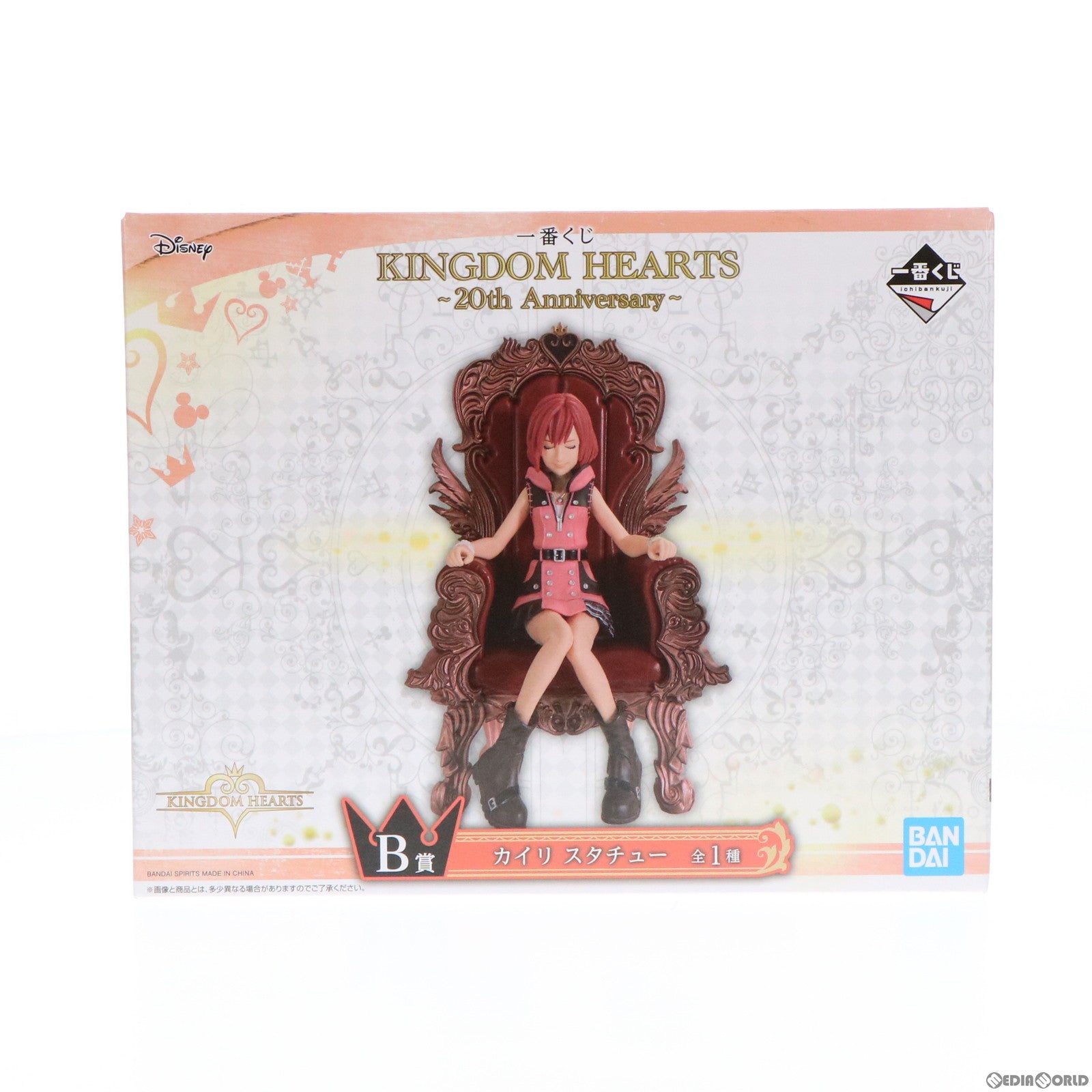 【中古即納】[FIG] B賞 スタチュー カイリ 一番くじ キングダムハーツ～20th Anniversary～ フィギュア プライズ(60108) バンダイスピリッツ(20220716)