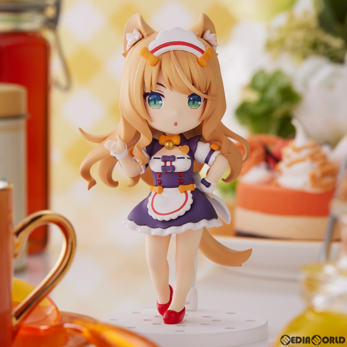 【新品即納】[FIG] (再販) ミニフィギュア100! メイプル ネコぱら 完成品 フィギュア(PF197) PLUM(プラム) (20240831)