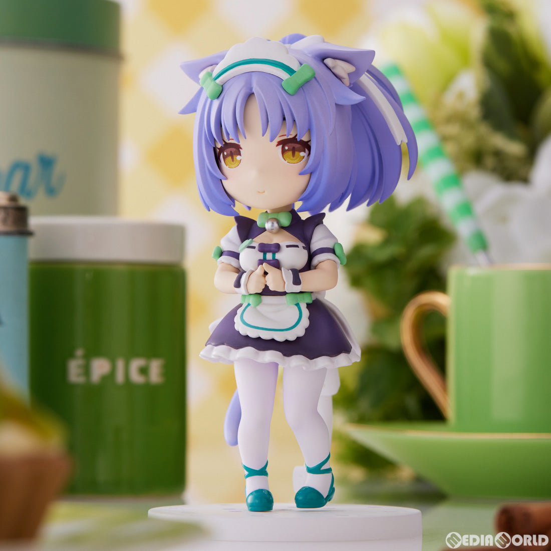 【新品即納】[FIG] (再販) ミニフィギュア100! シナモン ネコぱら 完成品 フィギュア(PF196) PLUM(プラム) (20240831)