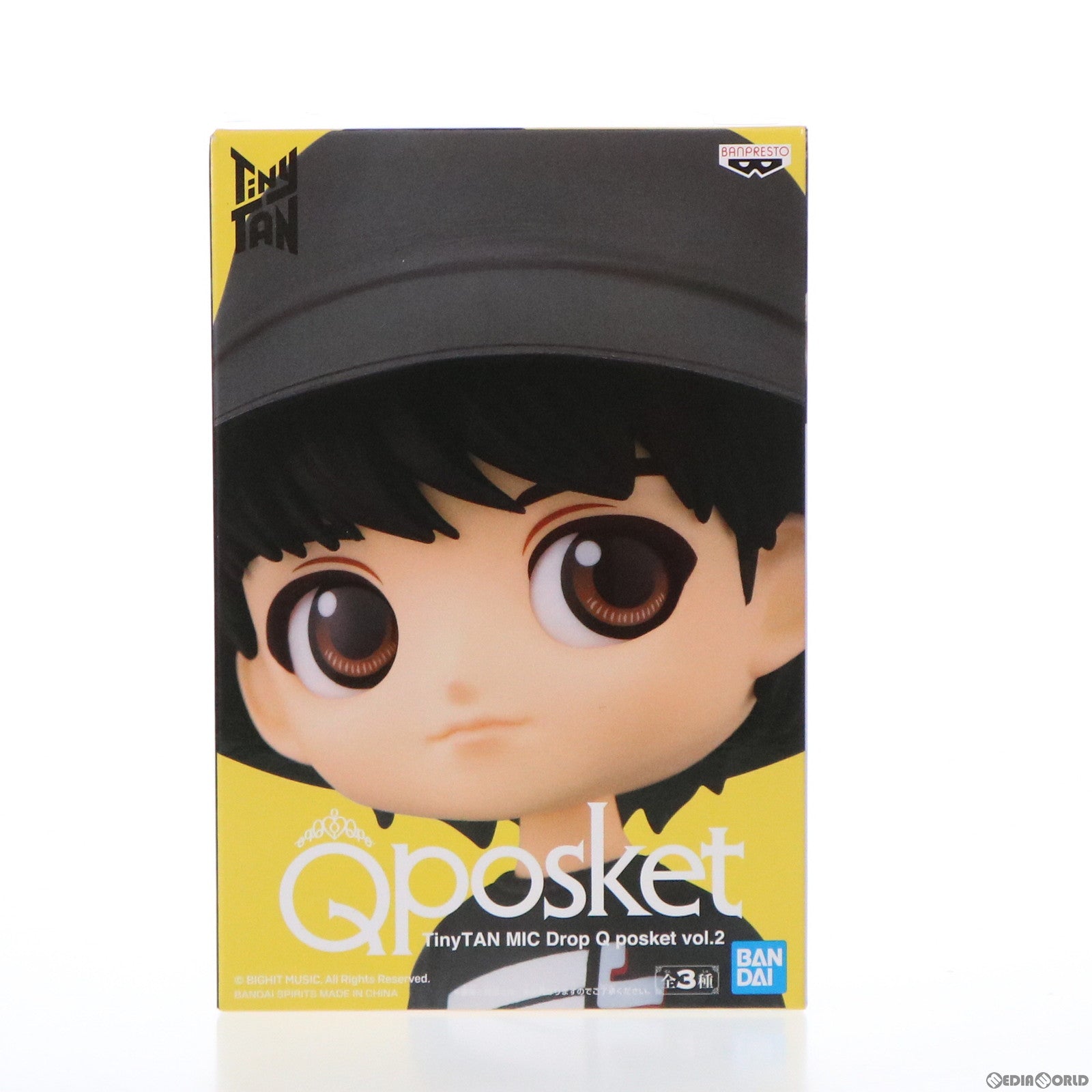 【中古即納】[FIG] Jung Kook(ジョングク)(BTS/防弾少年団) C(衣装濃) TinyTAN(タイニータン) MIC Drop Q posket vol.2 フィギュア プライズ(2616203) バンプレスト(20210831)