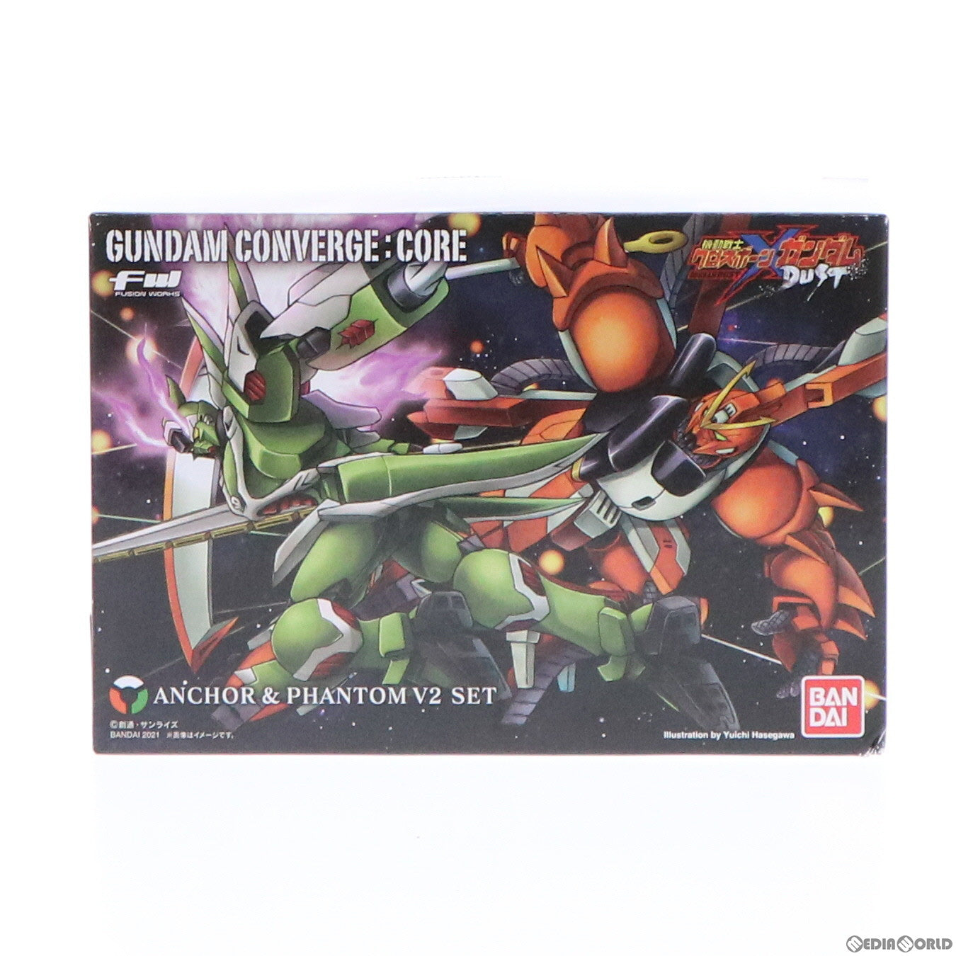 【中古即納】[FIG] (食玩) プレミアムバンダイ限定 FW GUNDAM CONVERGE:CORE(ガンダムコンバージコア) アンカー&ファントムV2セット 機動戦士クロスボーン・ガンダム DUST(ダスト) フィギュア バンダイ(20211130)