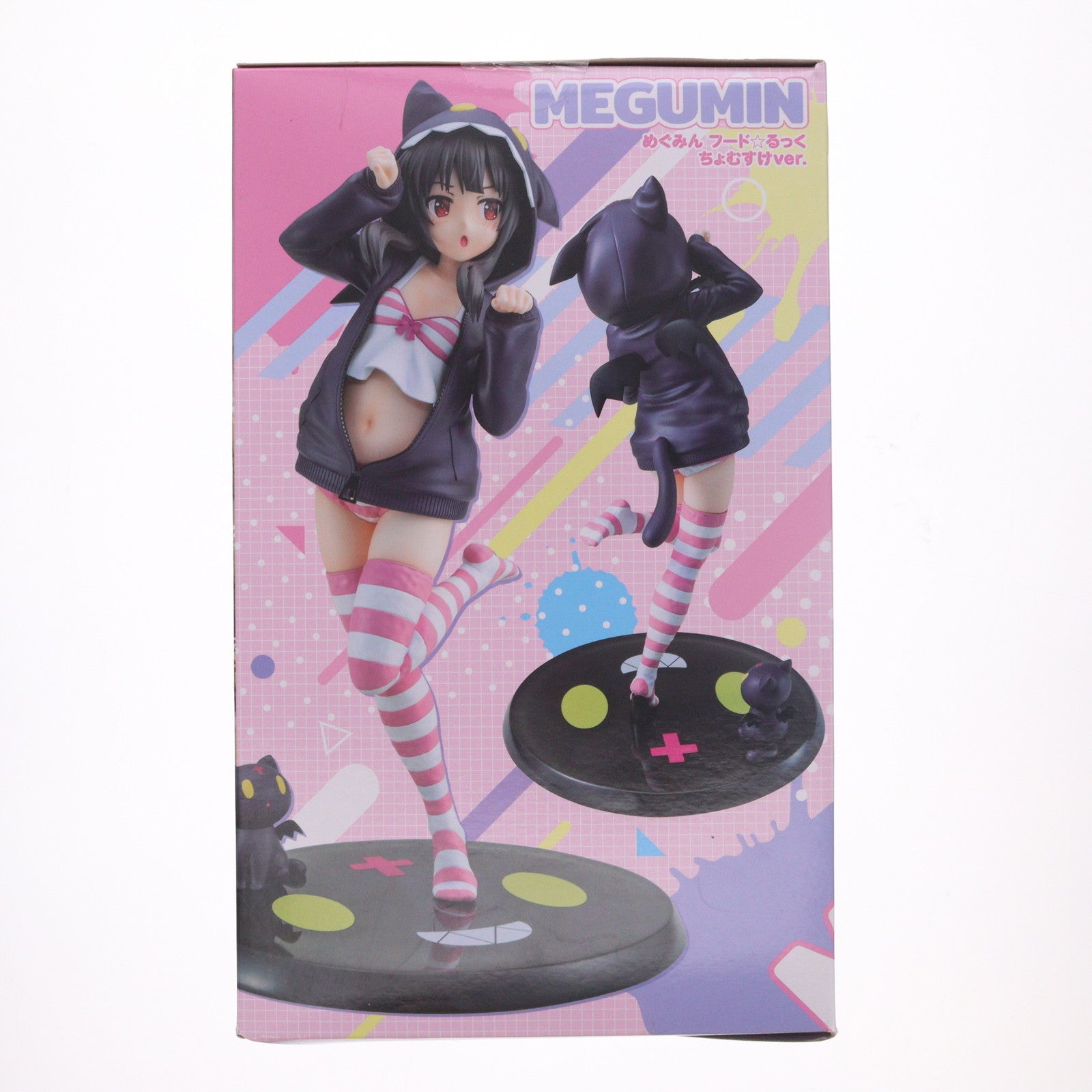 【新品即納】[FIG] CAworks めぐみん フード☆るっく ちょむすけver. 通常版 アニメ 『この素晴らしい世界に祝福を!』 1/7 完成品 フィギュア KADOKAWA(カドカワ) (20230330)