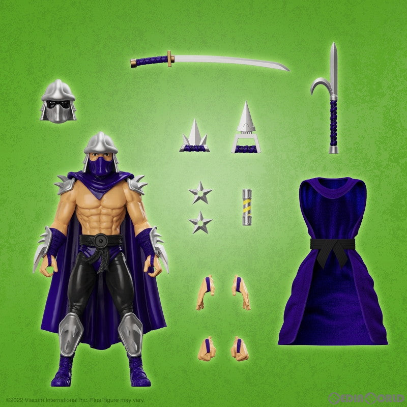 【新品即納】[FIG] シュレッダー(シルバーアーマー) ティーンエイジ・ミュータント・ニンジャ・タートルズ TMNT wave 8 アルティメイト 7インチ アクションフィギュア スーパー7(20230930)