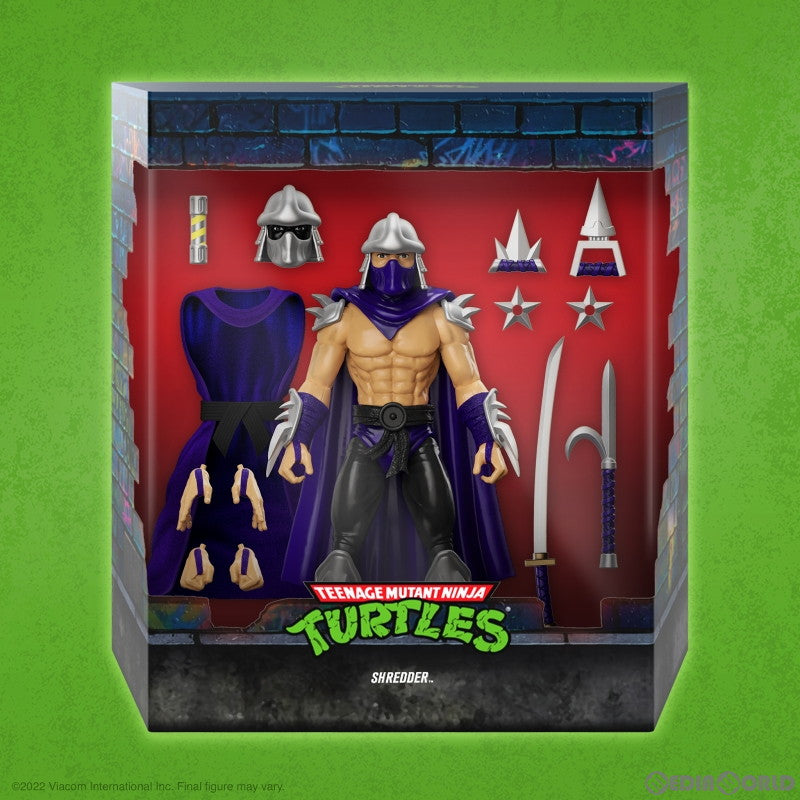 【新品即納】[FIG] シュレッダー(シルバーアーマー) ティーンエイジ・ミュータント・ニンジャ・タートルズ TMNT wave 8 アルティメイト 7インチ アクションフィギュア スーパー7(20230930)