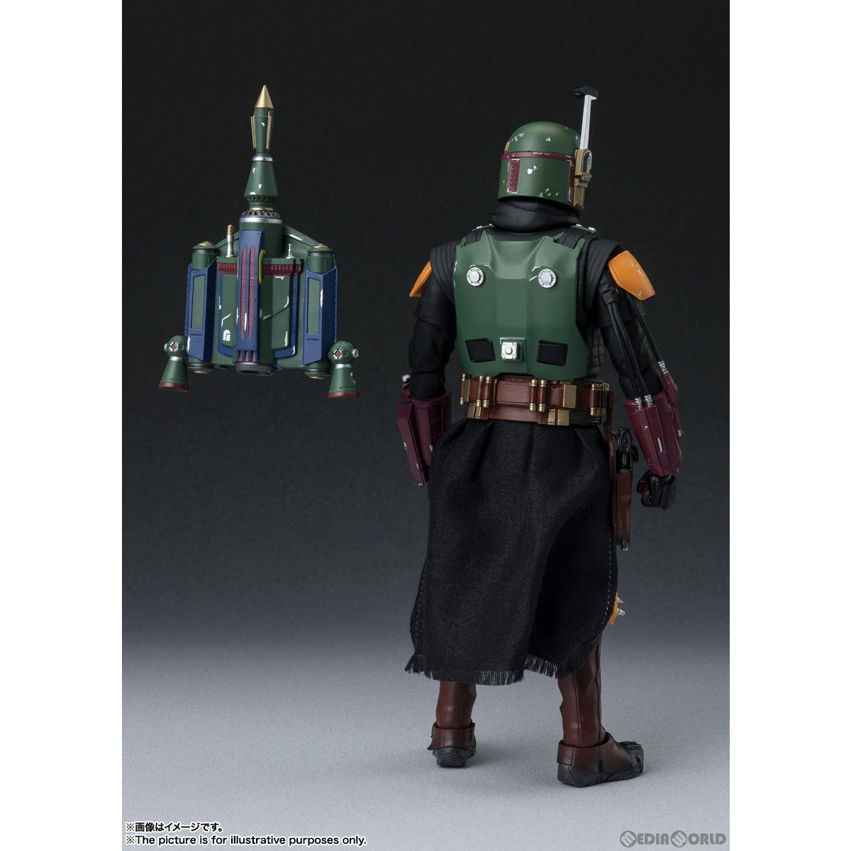 【中古即納】[FIG] S.H.Figuarts(フィギュアーツ) ボバ・フェット(STAR WARS: The Book of Boba Fett)(スター・ウォーズ ブック・オブ・ボバ・フェット) 完成品 可動フィギュア バンダイスピリッツ(20230120)
