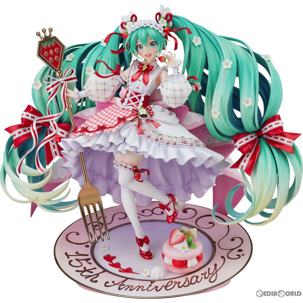 【新品即納】[FIG]初音ミク 15th Anniversary Ver. キャラクター・ボーカル・シリーズ01 初音ミク 1/7 完成品 フィギュア グッドスマイルカンパニー(20231228)