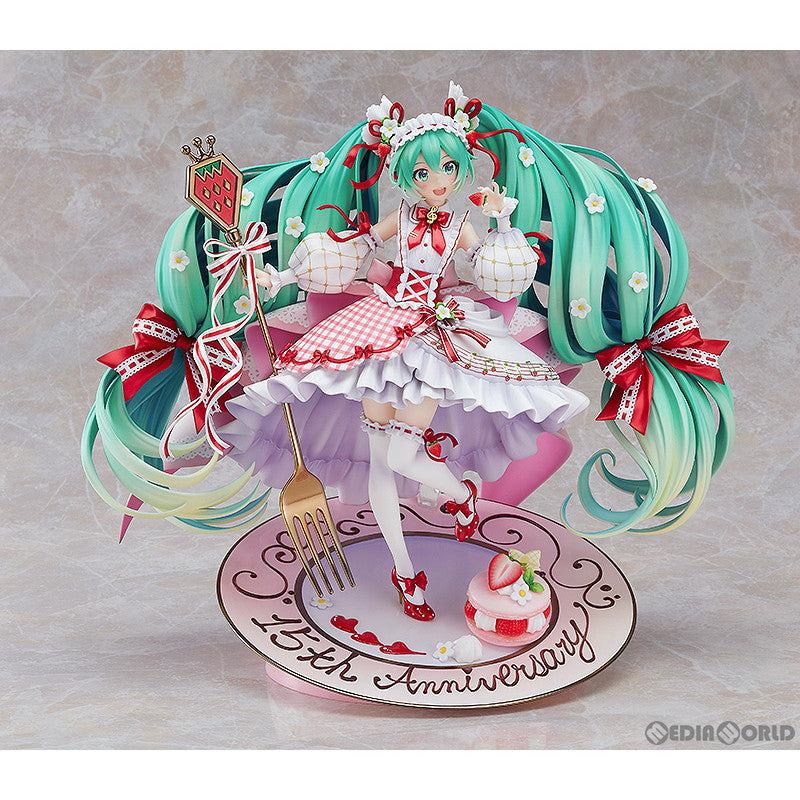 【新品即納】[FIG]初音ミク 15th Anniversary Ver. キャラクター・ボーカル・シリーズ01 初音ミク 1/7 完成品 フィギュア グッドスマイルカンパニー(20231228)