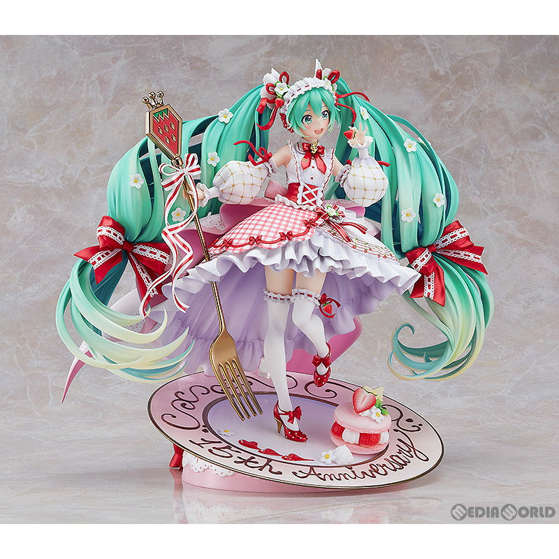 【新品即納】[FIG]初音ミク 15th Anniversary Ver. キャラクター・ボーカル・シリーズ01 初音ミク 1/7 完成品 フィギュア グッドスマイルカンパニー(20231228)