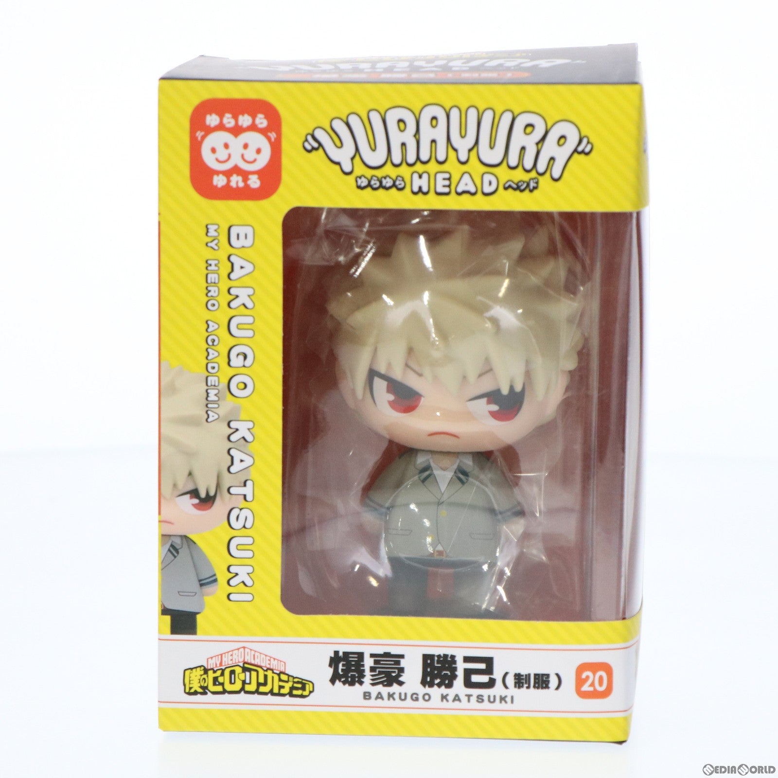 【中古即納】[FIG] ゆらゆらヘッド 爆豪勝己(ばくごうかつき)(制服) 僕のヒーローアカデミア 完成品 フィギュア タカラトミーアーツ(20220623)