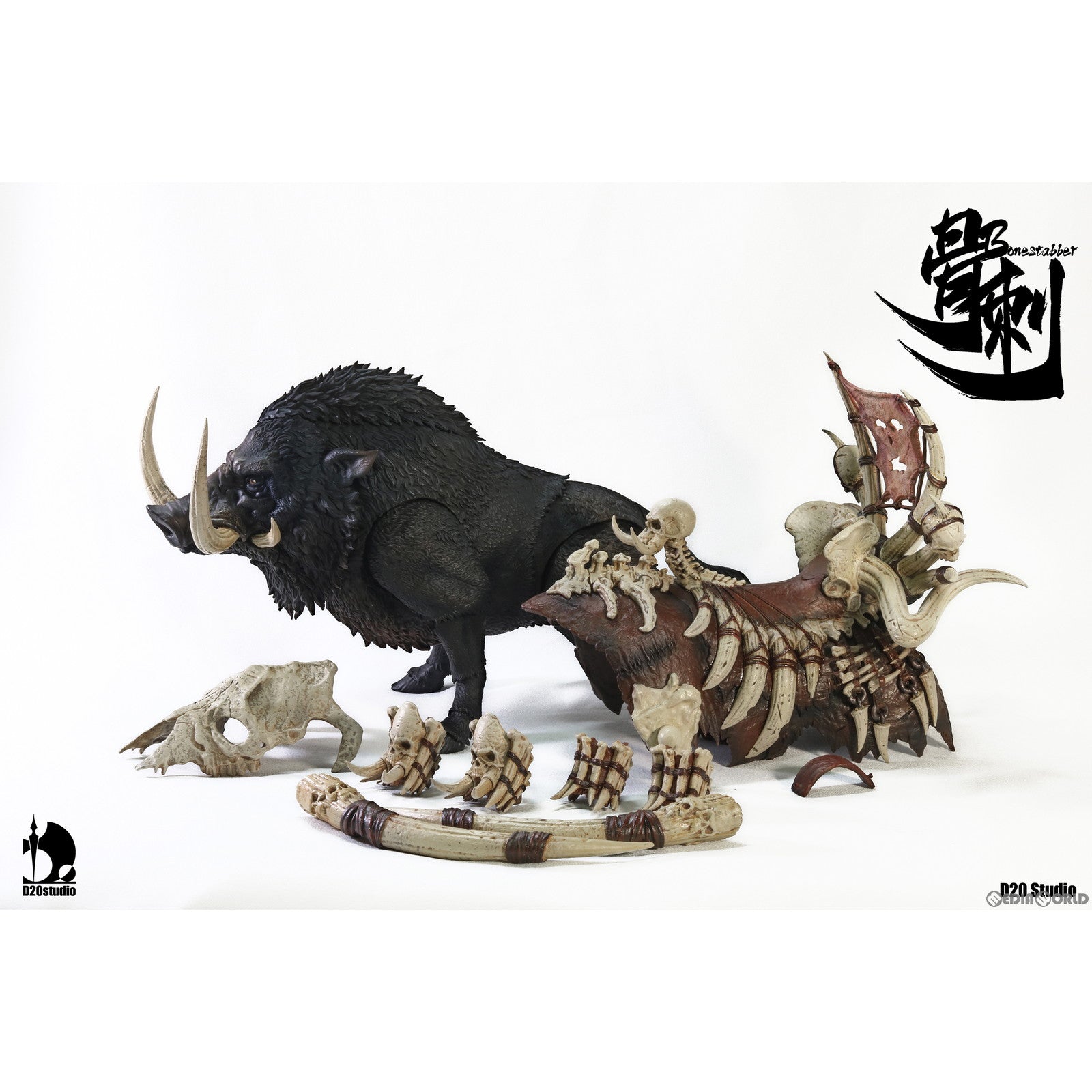 【中古即納】[FIG] バトルボー 骨刺(ボーンスタバー) ブラック 1/12 完成品 可動フィギュア D20studio(D20スタジオ)(20230121)