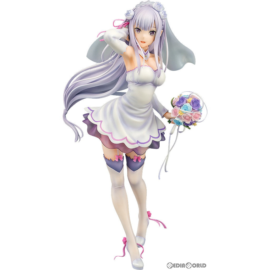 【新品即納】[FIG] (再販) エミリア ウェディングVer. Re:ゼロから始める異世界生活 1/7 完成品 フィギュア Phat!(ファット・カンパニー) (20240413)
