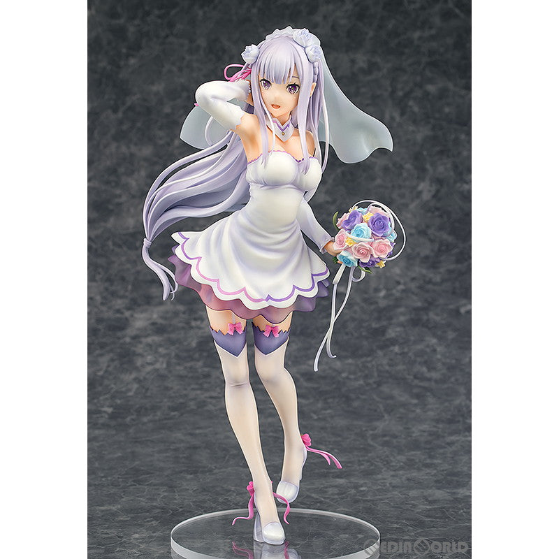 【新品即納】[FIG] (再販) エミリア ウェディングVer. Re:ゼロから始める異世界生活 1/7 完成品 フィギュア Phat!(ファット・カンパニー) (20240413)