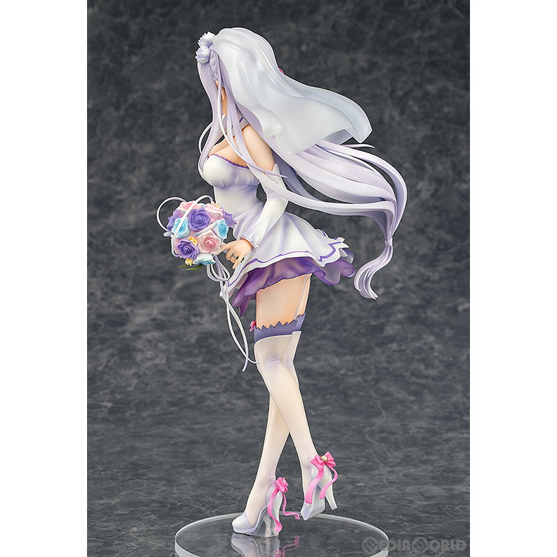 【新品即納】[FIG] (再販) エミリア ウェディングVer. Re:ゼロから始める異世界生活 1/7 完成品 フィギュア Phat!(ファット・カンパニー) (20240413)
