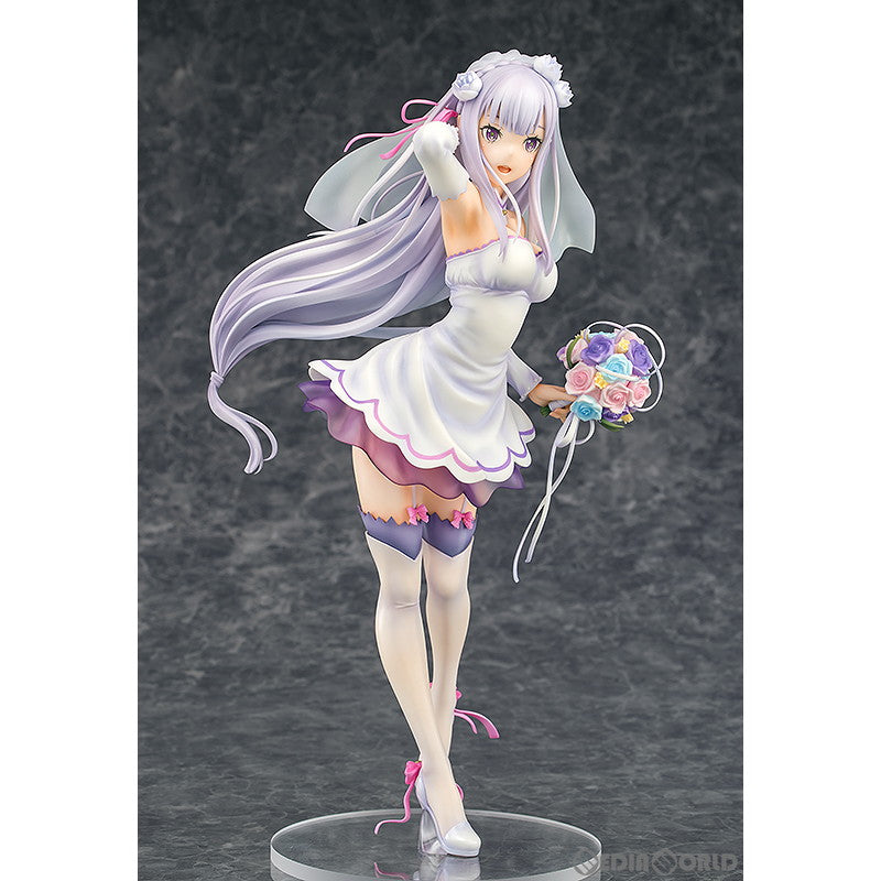 【新品即納】[FIG] (再販) エミリア ウェディングVer. Re:ゼロから始める異世界生活 1/7 完成品 フィギュア Phat!(ファット・カンパニー) (20240413)