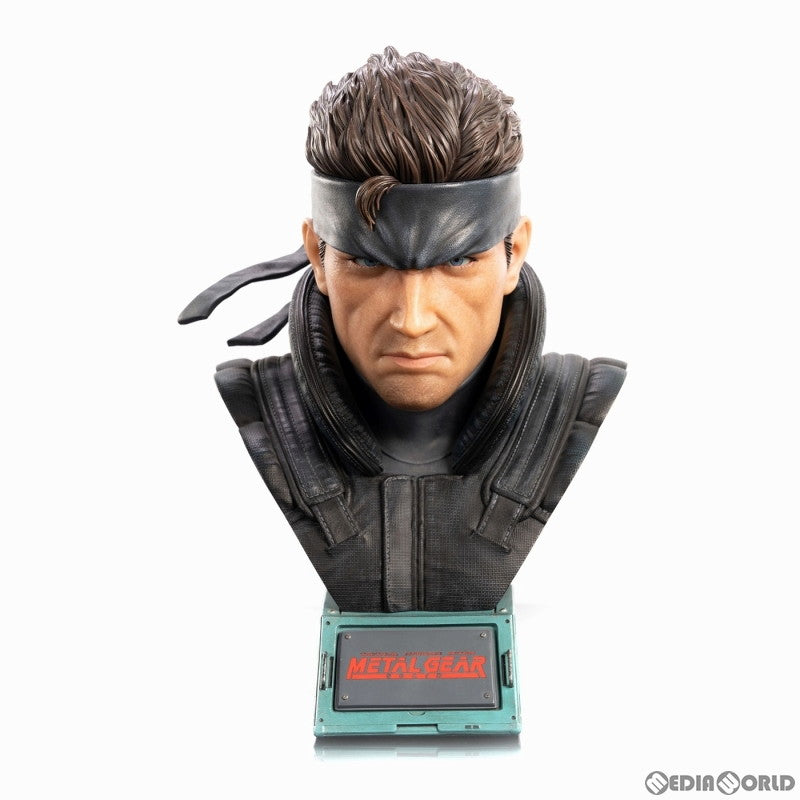 【新品即納】[FIG] ソリッド・スネーク ライフサイズ バスト METAL GEAR SOLID(メタルギアソリッド) 完成品 フィギュア First 4 Figures(ファースト4フィギュア) (20230930)
