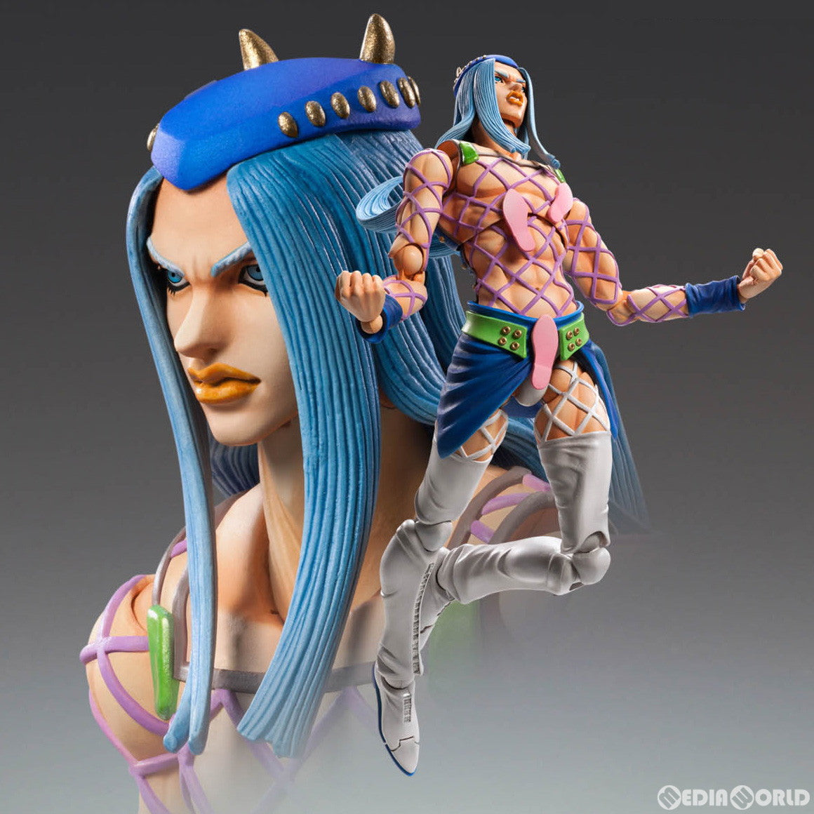 【中古即納】[FIG] (再販)超像可動 ナルシソ・A(アナスイ) ジョジョの奇妙な冒険 第6部 ストーンオーシャン 完成品 可動フィギュア メディコス・エンタテインメント(20230601)