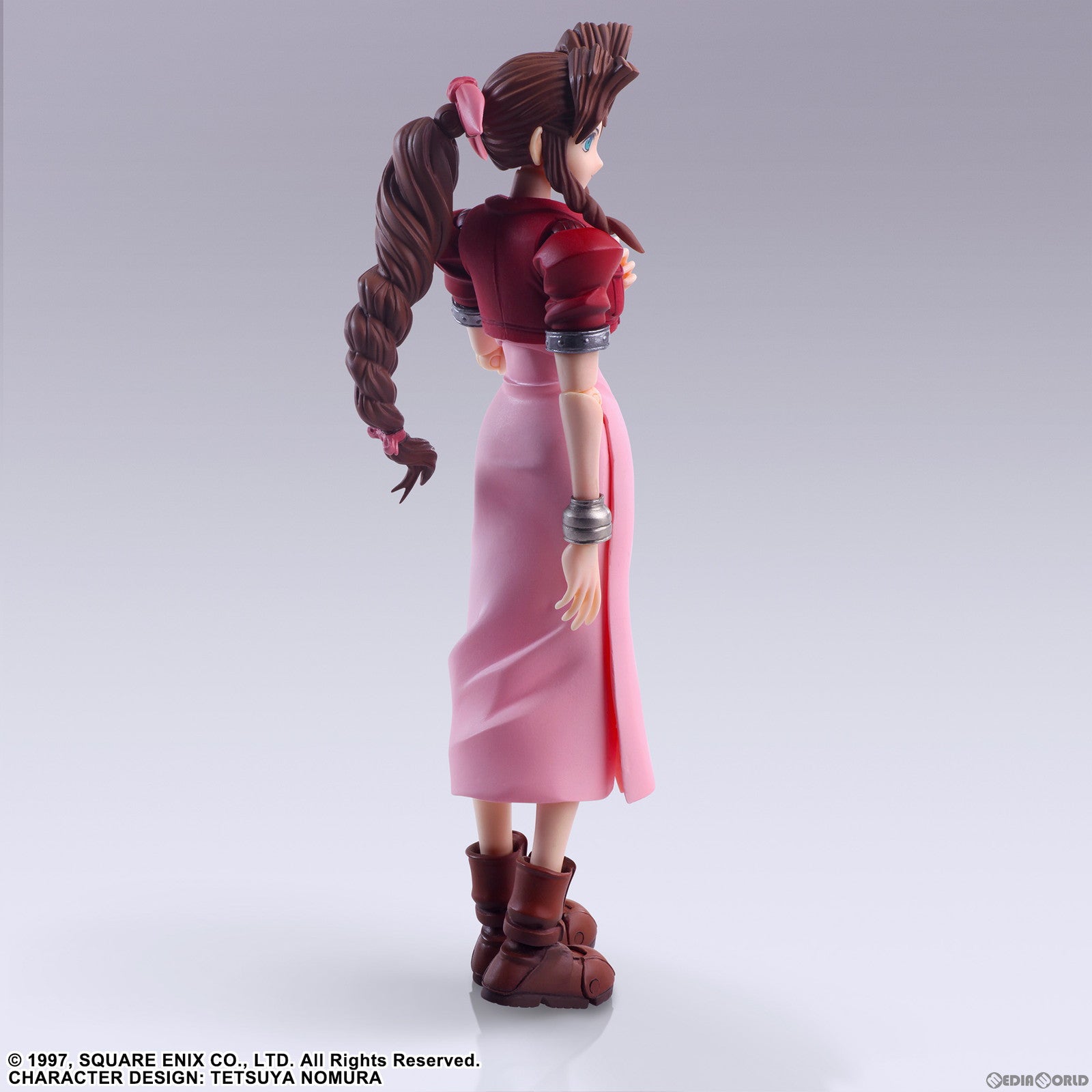 【新品即納】[FIG] 証明書交換券付属 BRING ARTS(ブリングアーツ) エアリス・ゲインズブール FINAL FANTASY VII(ファイナルファンタジー7) 完成品 可動フィギュア スクウェア・エニックス(20240412)