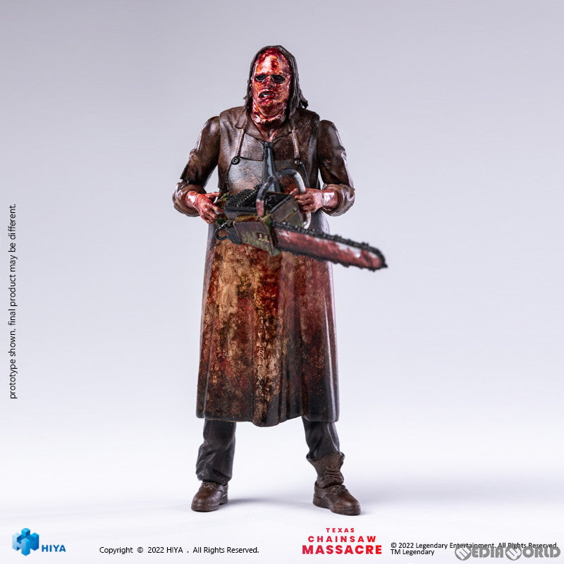 【新品即納】[FIG] エクスクイジット ミニ レザーフェイス スローター ver. 悪魔のいけにえ -レザーフェイス・リターンズ- 1/18 アクションフィギュア(EMT0039) ハイヤトイズ(20230827)