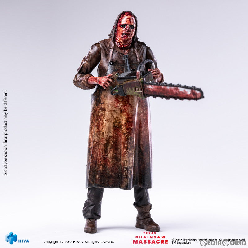 【新品即納】[FIG] エクスクイジット ミニ レザーフェイス スローター ver. 悪魔のいけにえ -レザーフェイス・リターンズ- 1/18 アクションフィギュア(EMT0039) ハイヤトイズ(20230827)