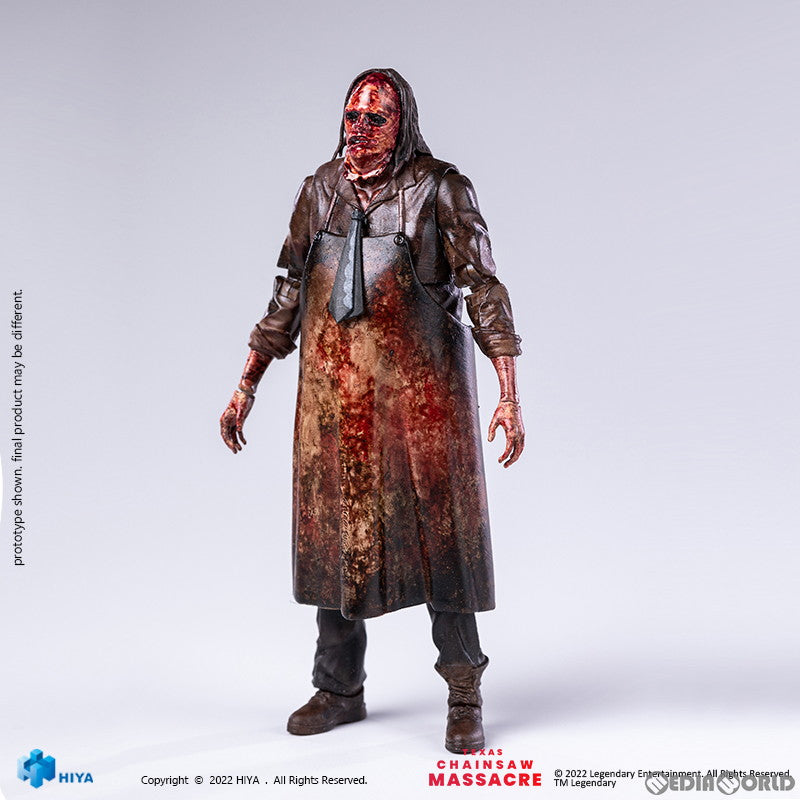【新品即納】[FIG] エクスクイジット ミニ レザーフェイス スローター ver. 悪魔のいけにえ -レザーフェイス・リターンズ- 1/18 アクションフィギュア(EMT0039) ハイヤトイズ(20230827)