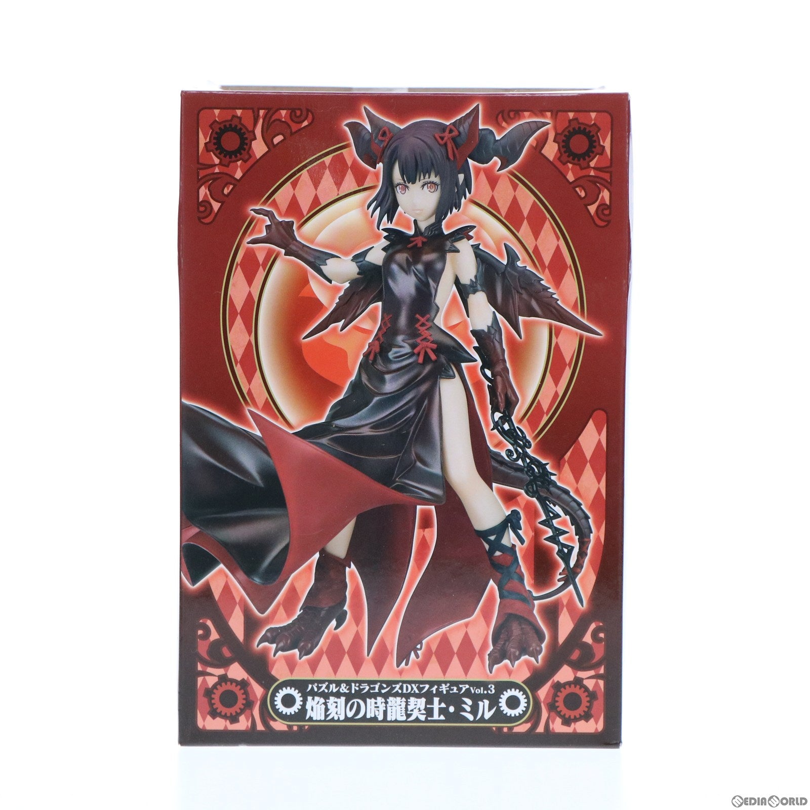 【中古即納】[FIG] 焔刻の時龍契士・ミル パズル&ドラゴンズ DXフィギュアvol.3 プライズ エイコー(20170930)