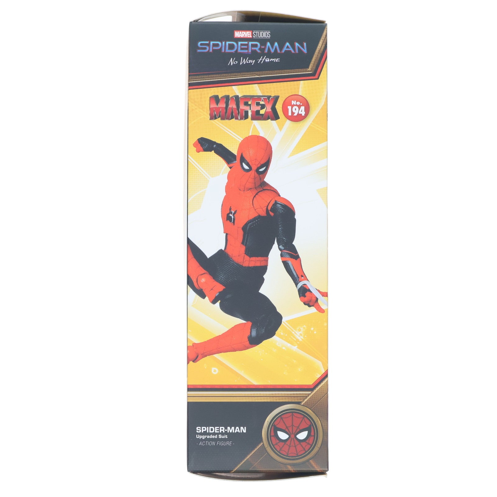 【新品即納】[FIG] マフェックス No.194 MAFEX SPIDER-MAN(スパイダーマン) UPGRADED SUIT(NO WAY HOME) スパイダーマン:ノー・ウェイ・ホーム 完成品 可動フィギュア メディコム・トイ(20230927)
