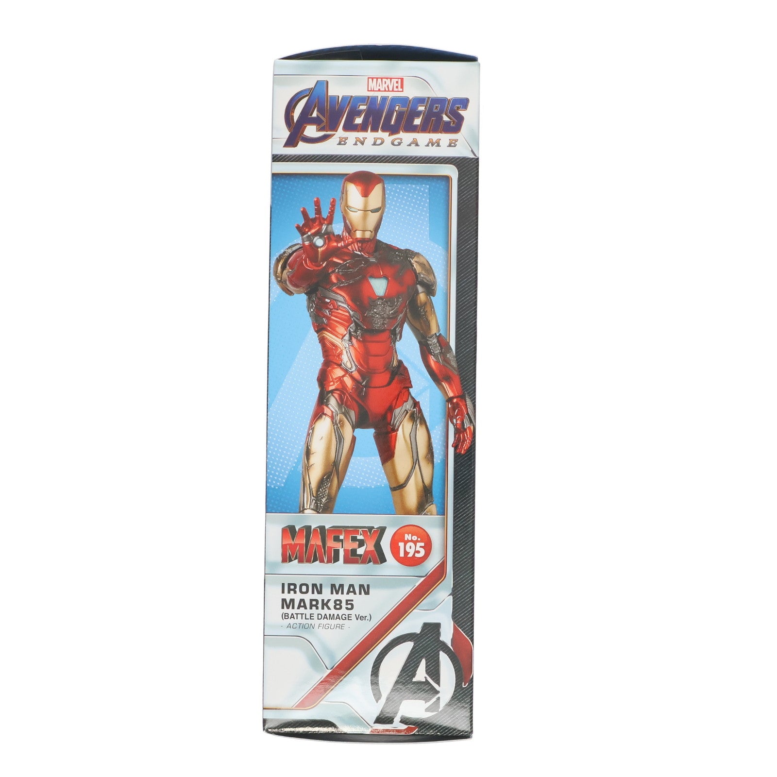 【新品即納】[FIG] マフェックス No.195 MAFEX IRON MAN MARK85(BATTLE DAMAGE Ver.) (アイアンマン マーク85 バトルダメージver) アベンジャーズ/エンドゲーム 完成品 可動フィギュア メディコム・トイ(20231029)