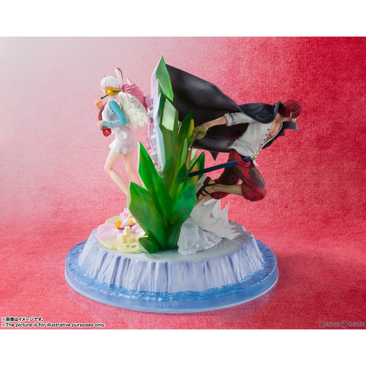 【中古即納】[FIG] フィギュアーツZERO [超激戦]シャンクス&ウタ -ONE PIECE FILM RED Ver.- ワンピース 完成品 フィギュア バンダイスピリッツ(20230224)