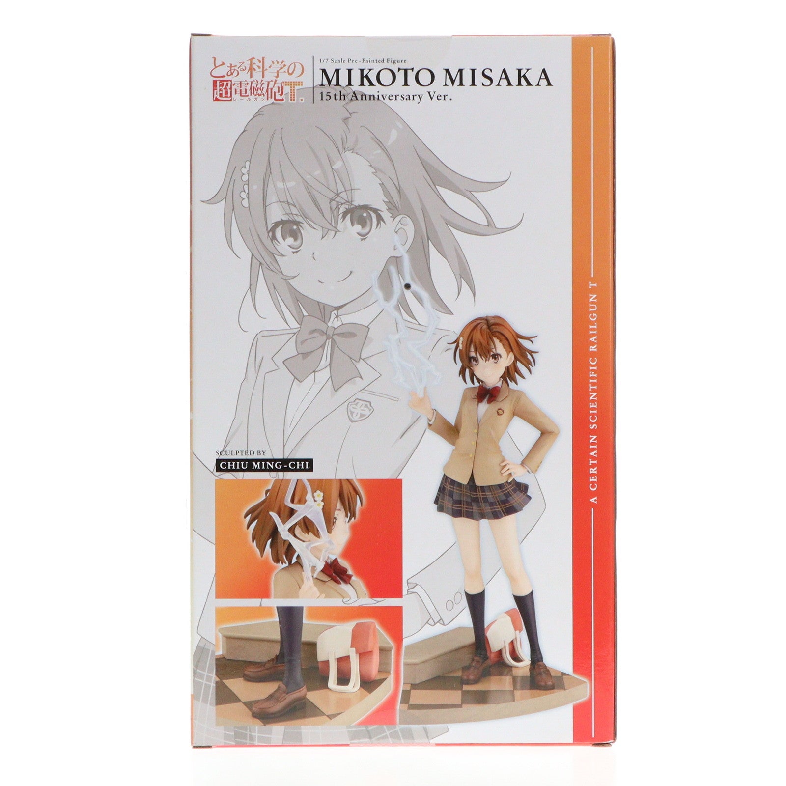 【中古即納】[FIG] 御坂美琴(みさかみこと) 15周年記念Ver. とある科学の超電磁砲T 1/7 完成品 フィギュア(PV014) コトブキヤ(20230421)
