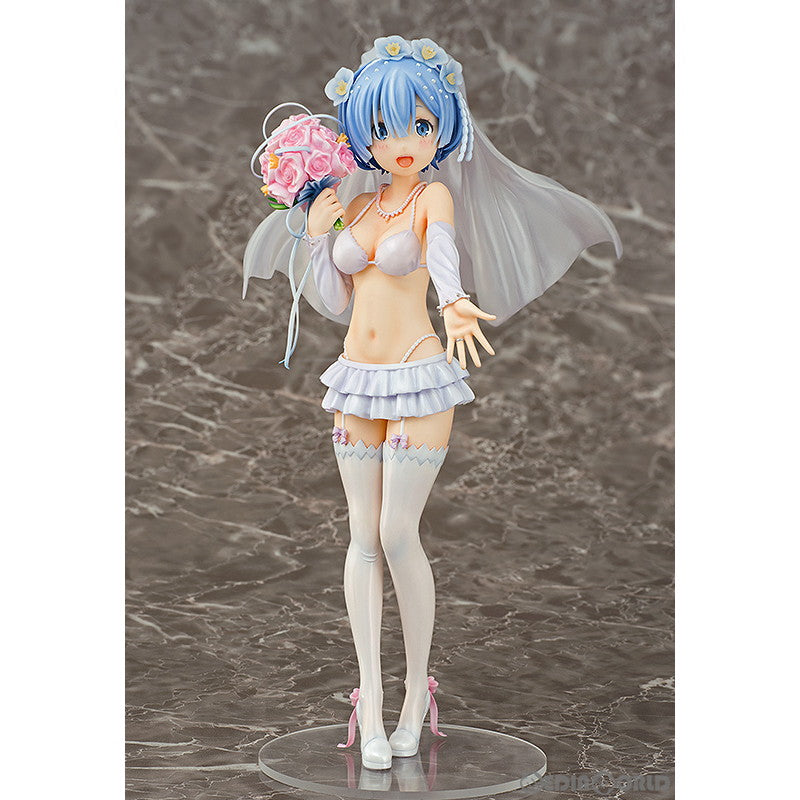 【新品】【お取り寄せ】[FIG] (再販) レム ウェディングVer. Re:ゼロから始める異世界生活 1/7 完成品 フィギュア Phat!(ファット・カンパニー) (20240425)