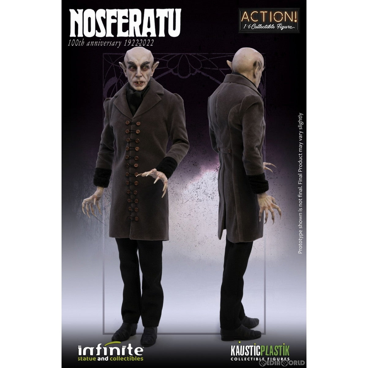 【新品即納】[FIG] オルロック伯爵 吸血鬼ノスフェラトゥ 1/6 アクションフィギュア インフィニティスタチュー(20230830)