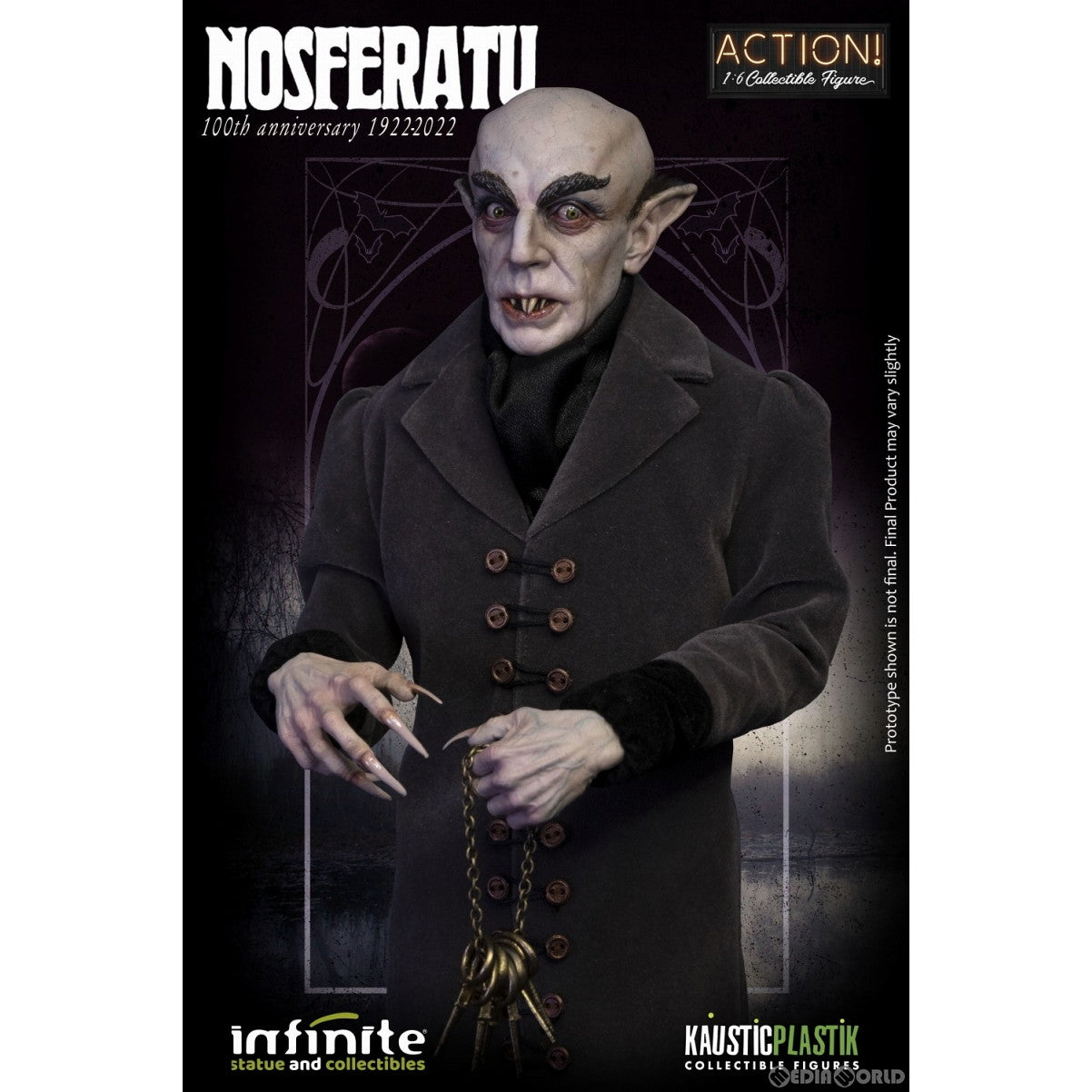 【新品即納】[FIG] オルロック伯爵 吸血鬼ノスフェラトゥ 1/6 アクションフィギュア インフィニティスタチュー(20230830)