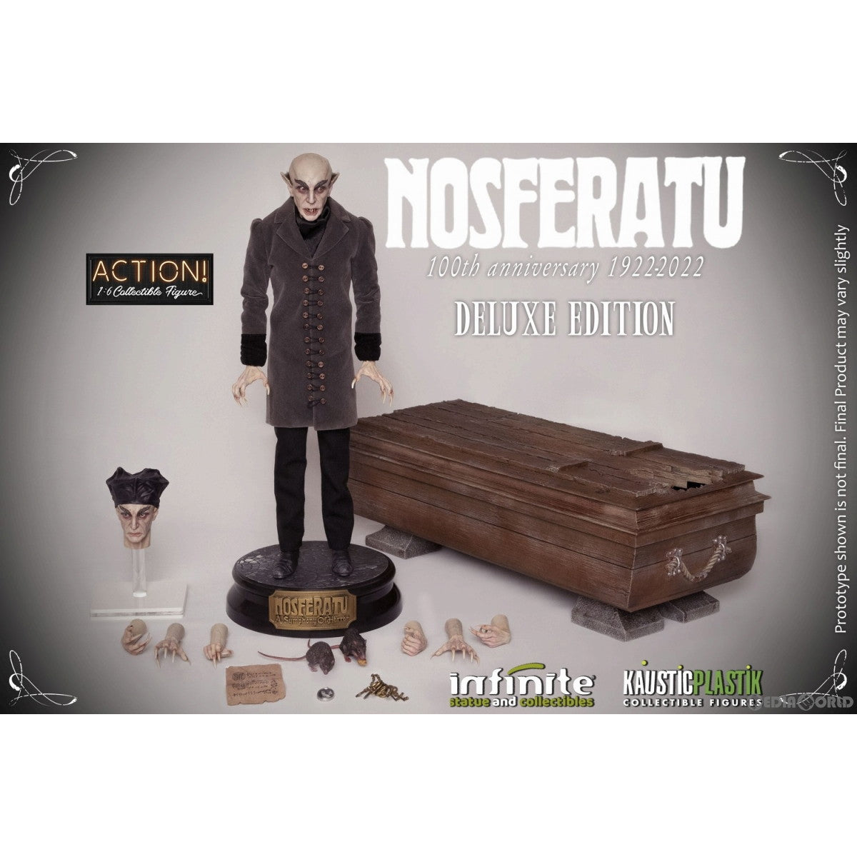 【新品即納】[FIG] オルロック伯爵 吸血鬼ノスフェラトゥ 1/6 アクションフィギュア DX ver インフィニティスタチュー(20230830)