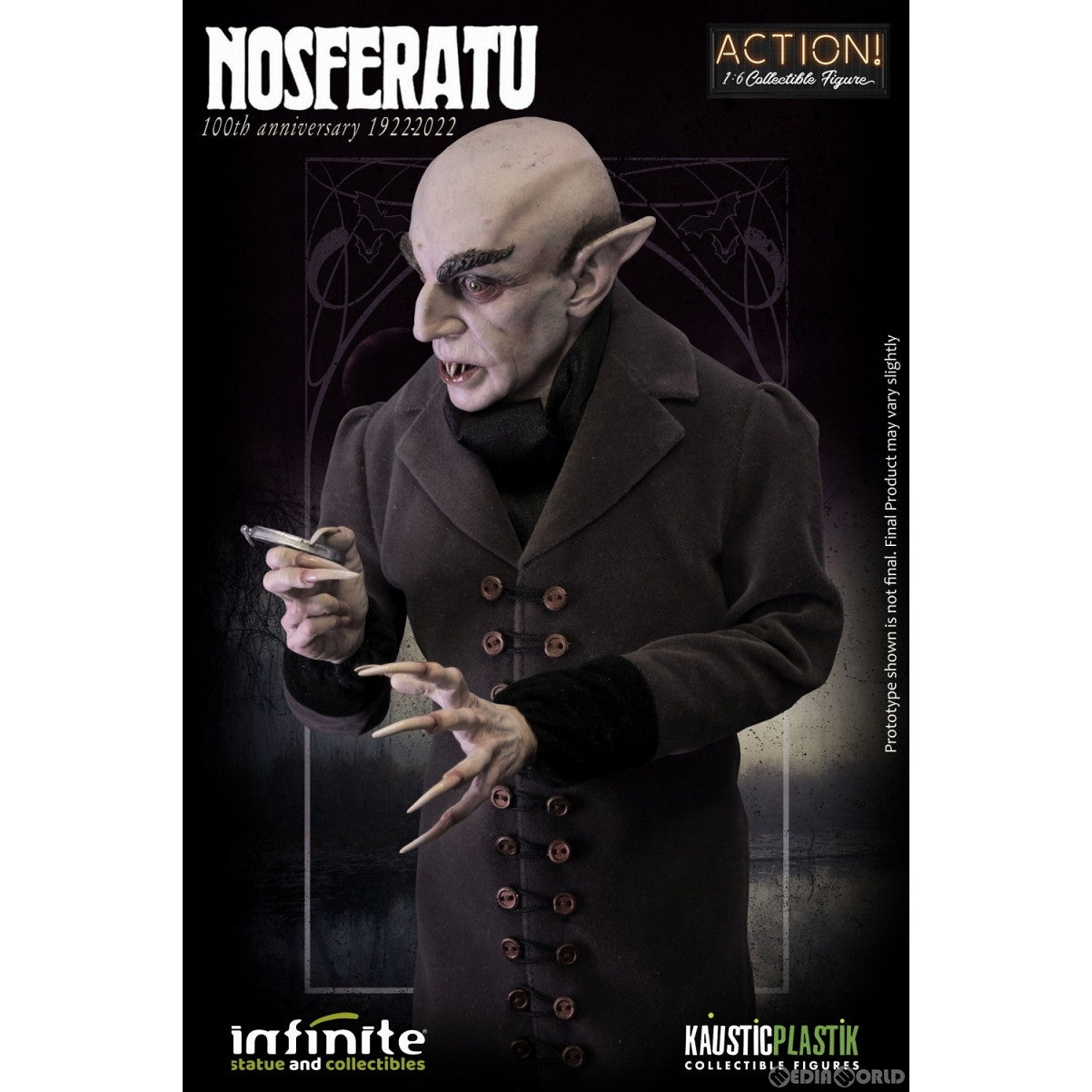 【新品即納】[FIG] オルロック伯爵 吸血鬼ノスフェラトゥ 1/6 アクションフィギュア DX ver インフィニティスタチュー(20230830)