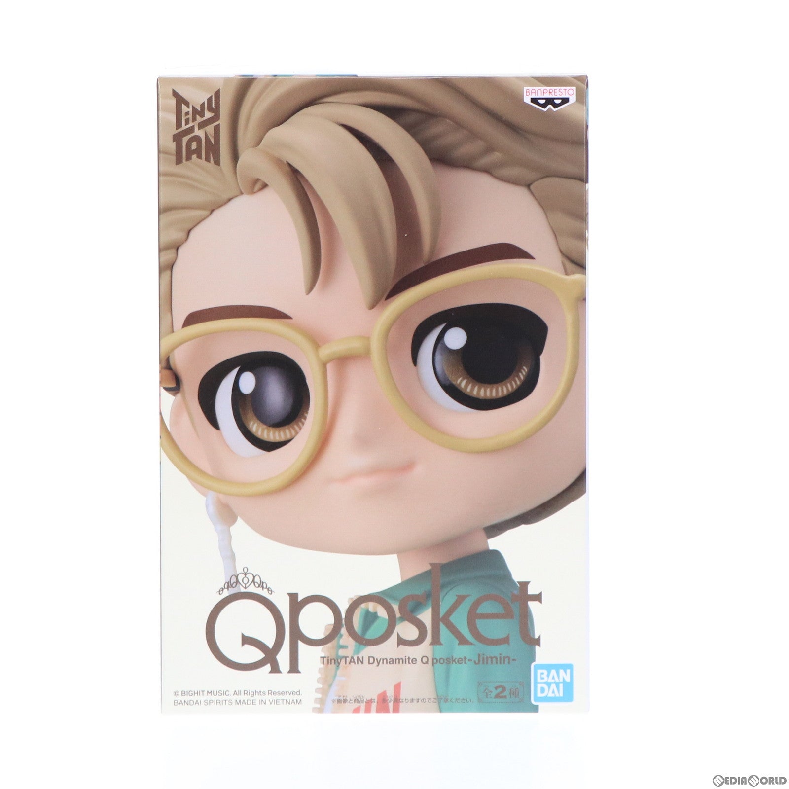 【中古即納】[FIG] ジミン(BTS/防弾少年団) A(髪ベージュ) TinyTAN(タイニータン) Dynamite Q posket-Jimin- フィギュア プライズ(2598504) バンプレスト(20220920)