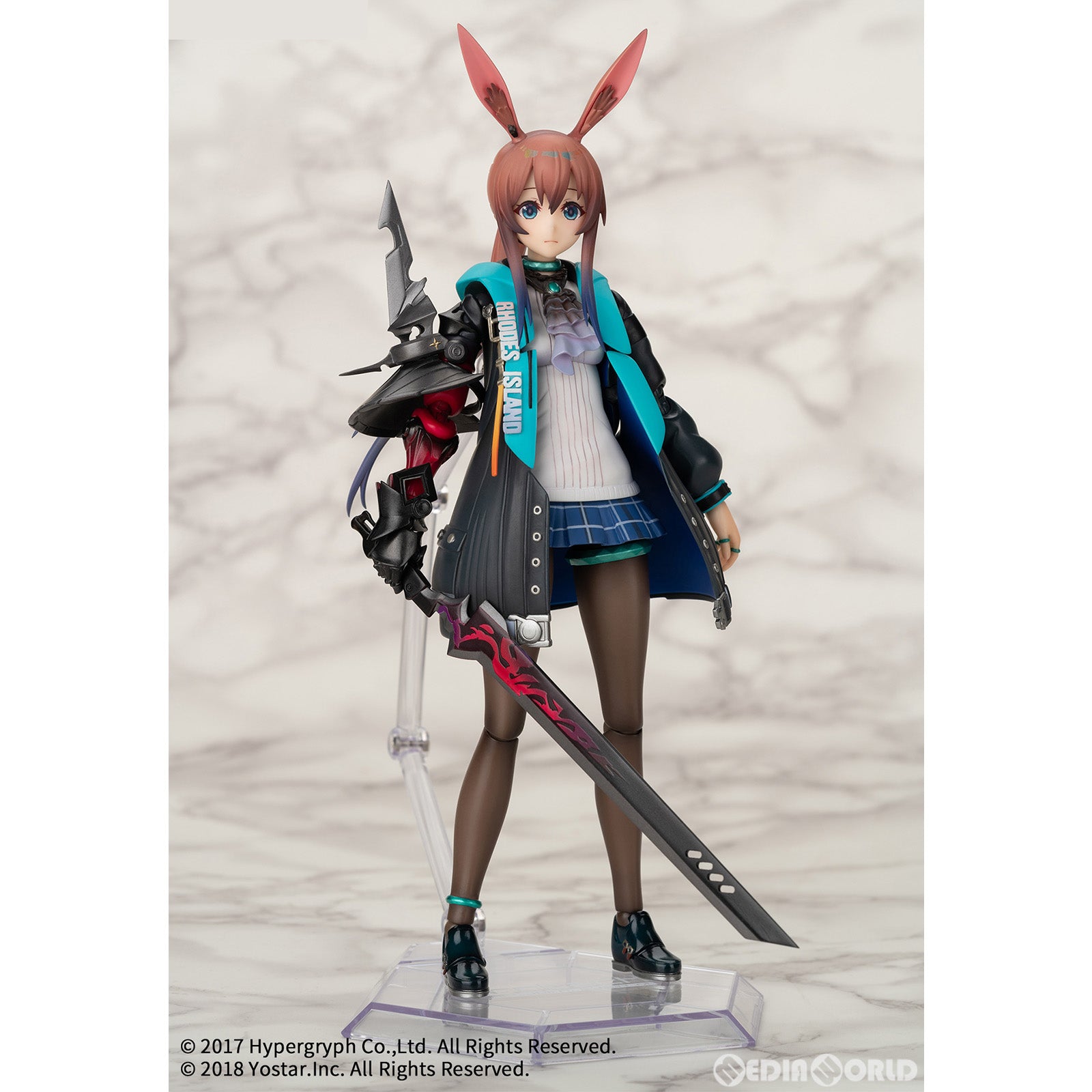 【新品即納】[FIG] 予約特典付属 ARCTECH可動シリーズ アーミヤ アークナイツ 1/8 完成品 可動フィギュア APEX(エーペックス) (20230825)