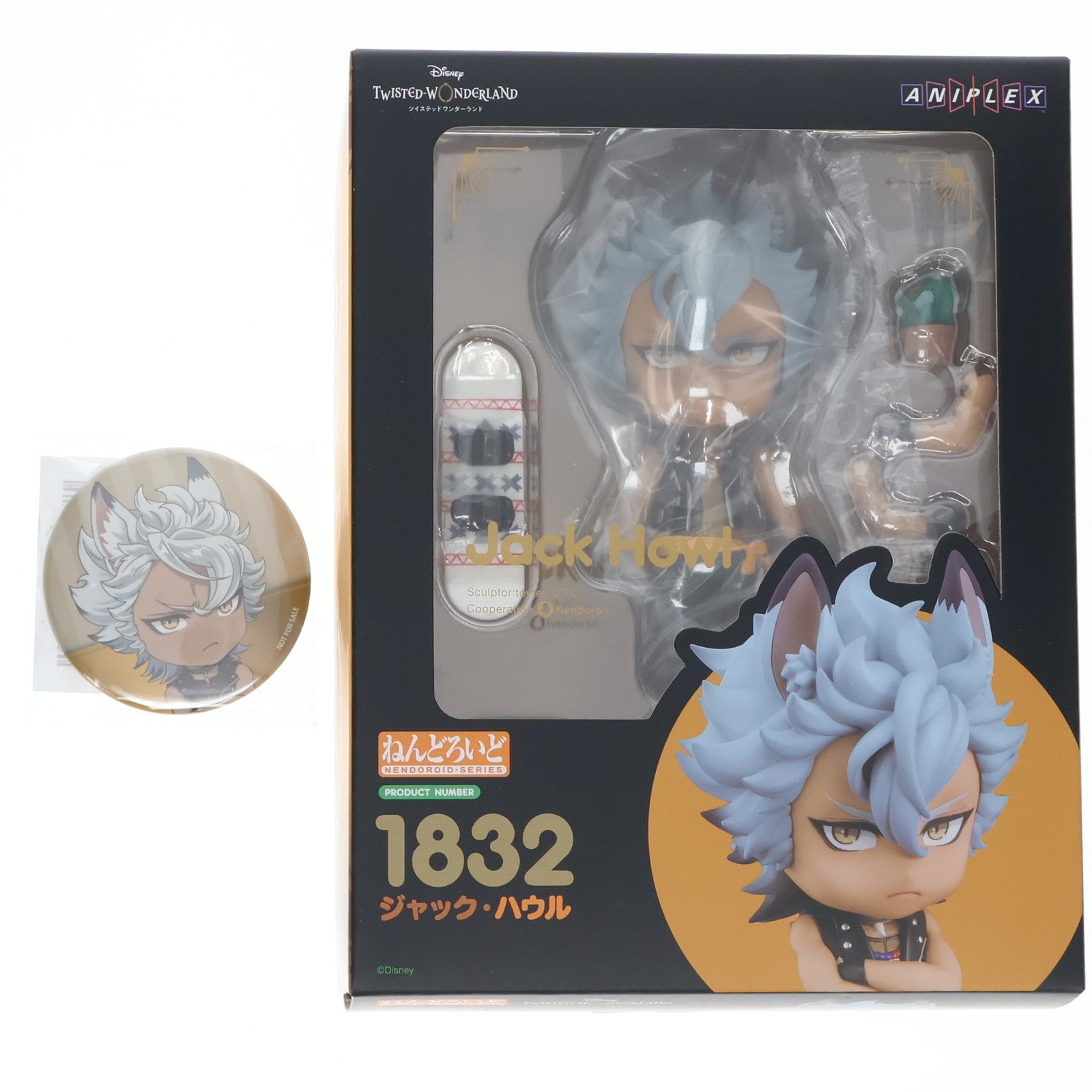 【中古即納】[FIG] 特典付属 ねんどろいど ジャック・ハウル 「ディズニー ツイステッドワンダーランド」 ANIPLEX＋&GOODSMILE ONLINE SHOP限定 フィギュア アニプレックス/オランジュ・ルージュ(20221031)