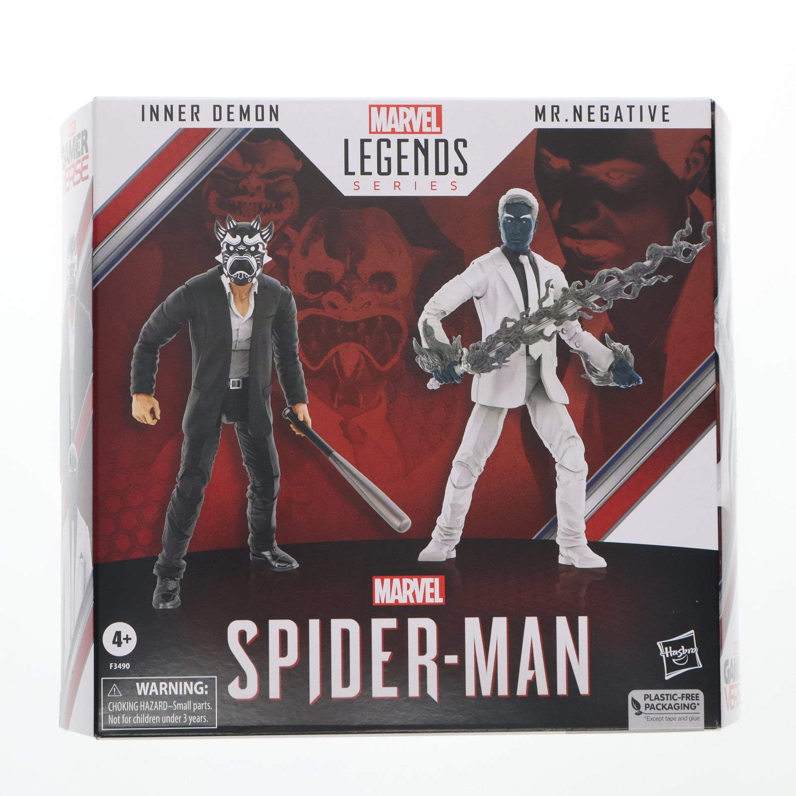 【中古即納】[FIG] マーベルレジェンド スパイダーマンシリーズ ミスター・ネガティブ&デーモン ゲーム『Marvel's Spider-Man(マーベル スパイダーマン)』 完成品 6インチ アクションフィギュア(F3490) ハズブロ(20221031)