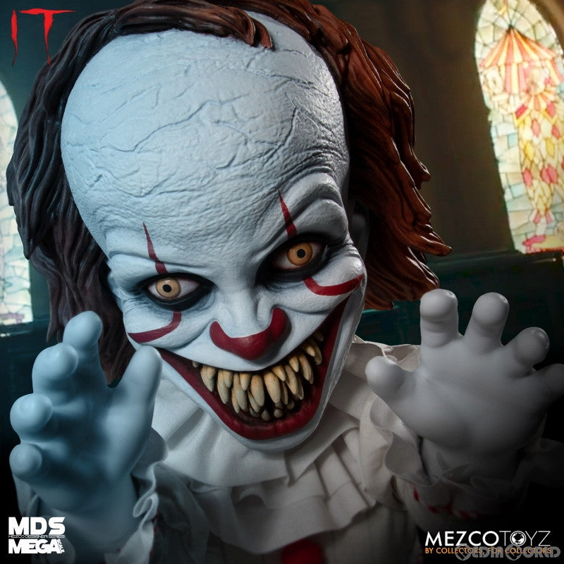 【新品即納】[FIG] MDS デザイナーシリーズ ペニーワイズ IT イット それが見えたら、終わり。 15インチ メガスケール フィギュア シニスター ver 完成品 メズコトイズ(20230712)