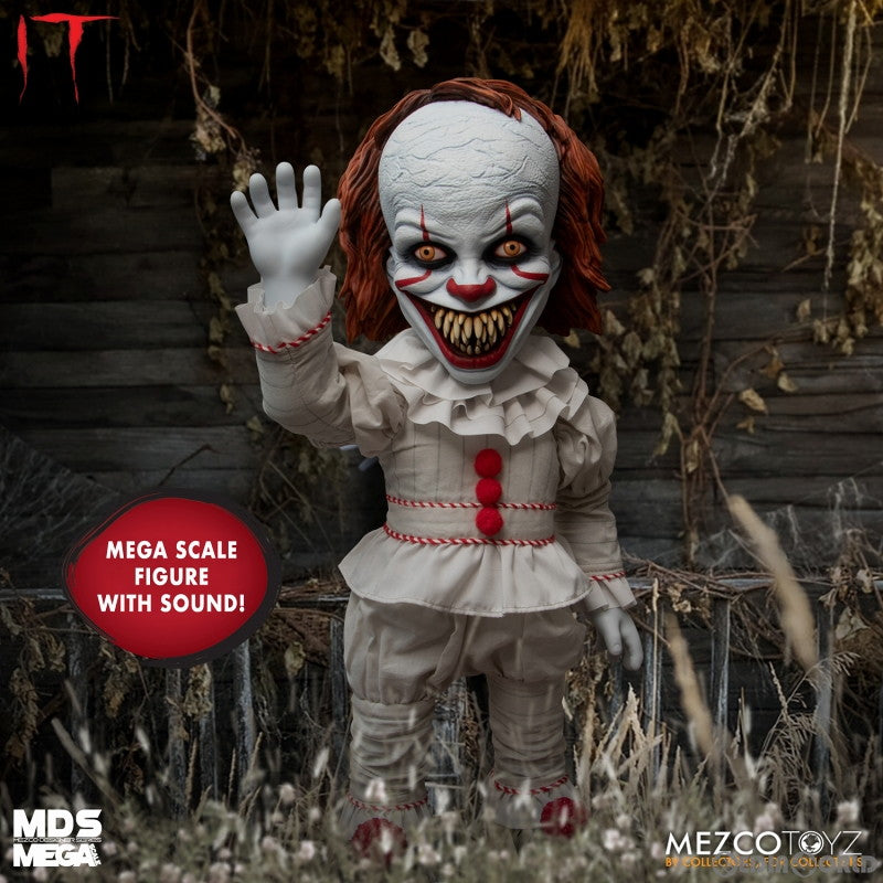 【新品即納】[FIG] MDS デザイナーシリーズ ペニーワイズ IT イット それが見えたら、終わり。 15インチ メガスケール フィギュア シニスター ver 完成品 メズコトイズ(20230712)