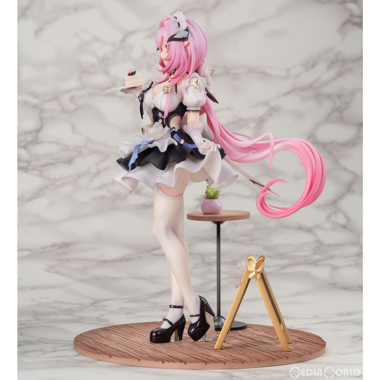 新品即納】[FIG]予約特典付属 エリシア ピンクのメイドさん♪Ver. 崩壊 